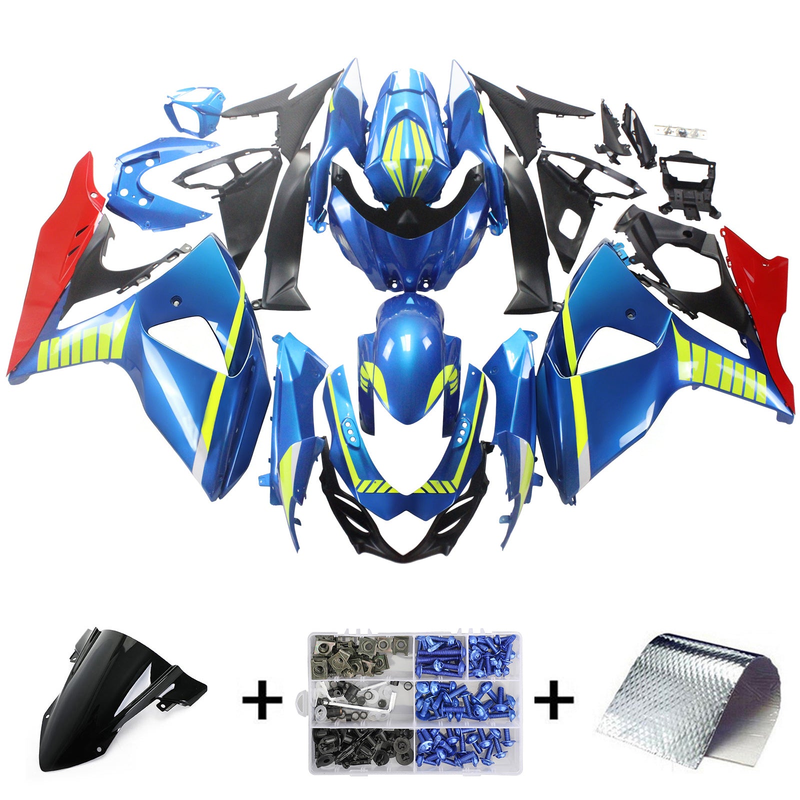 Injection Fairing Kit Bodywork Plastic ABS For Suzuki GSXR1000 2009-2016 K9