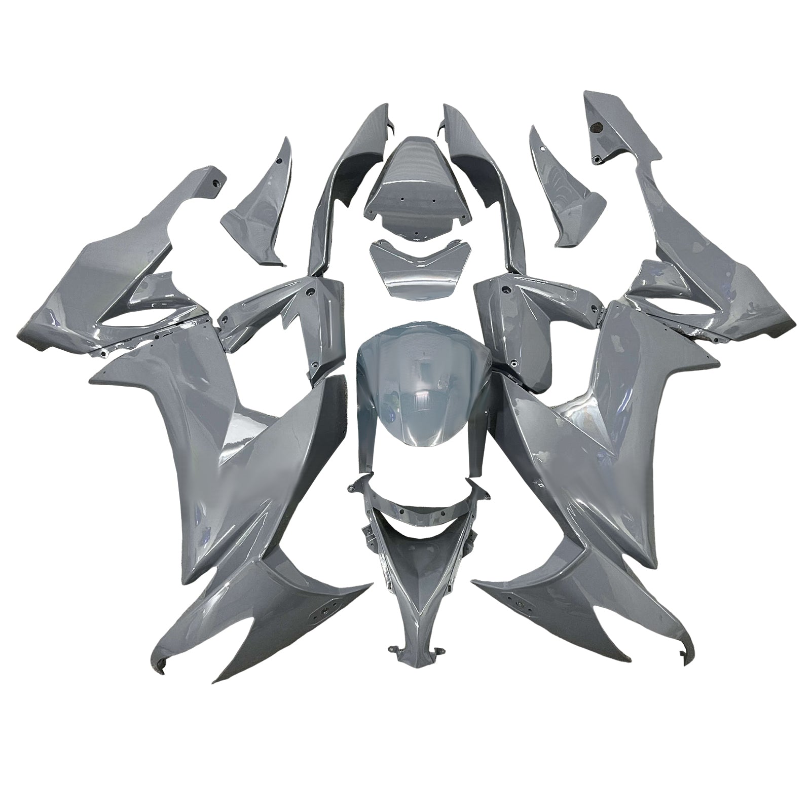 Injection Fairing Kit Bodywork Plastic ABS fit For Kawasaki ZX10R 2008-2010
