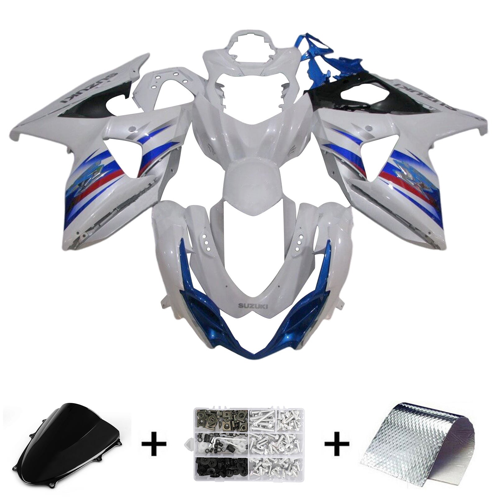 2009-2016 Suzuki GSXR1000 K9 Kit de camerage d'injection Bodywork Plastic Abs
