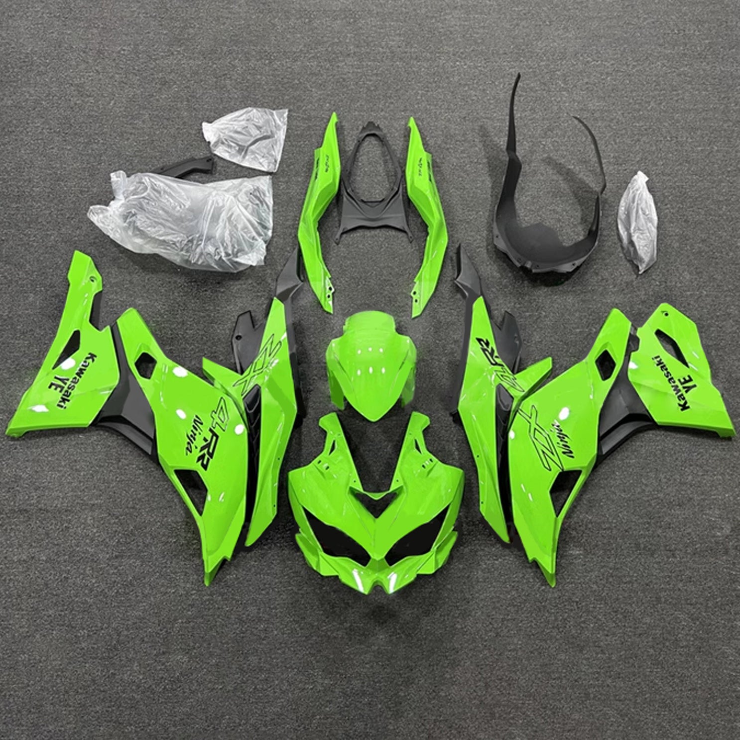 2019-2025 Kawasaki Ninja ZX-25R Amotopart Injection Fairing Kit Bodywork ABS #104
