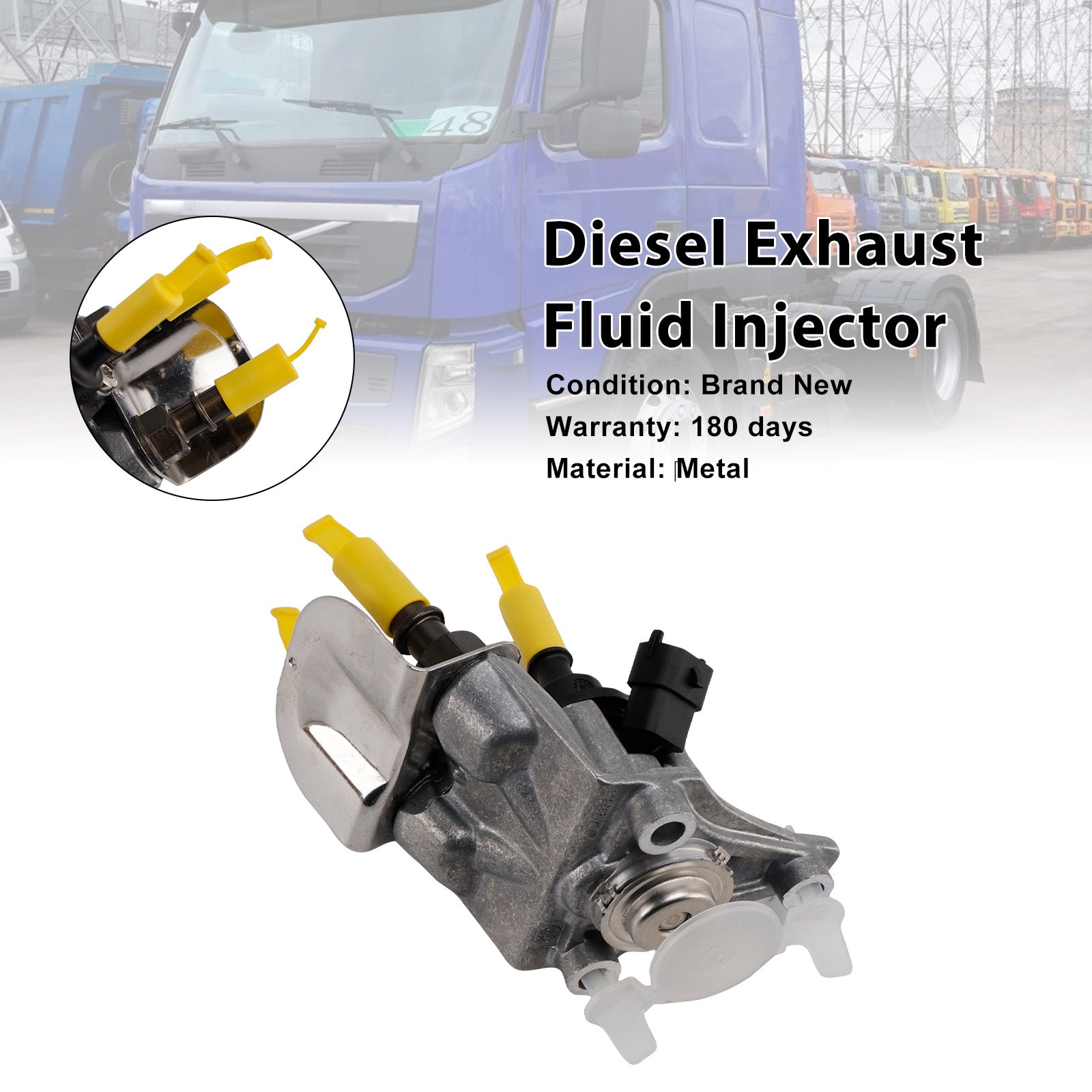 Exhaust Fluid Injector Dosing Unit 0444043087 Fit Volvo Truck Engine D11 D13