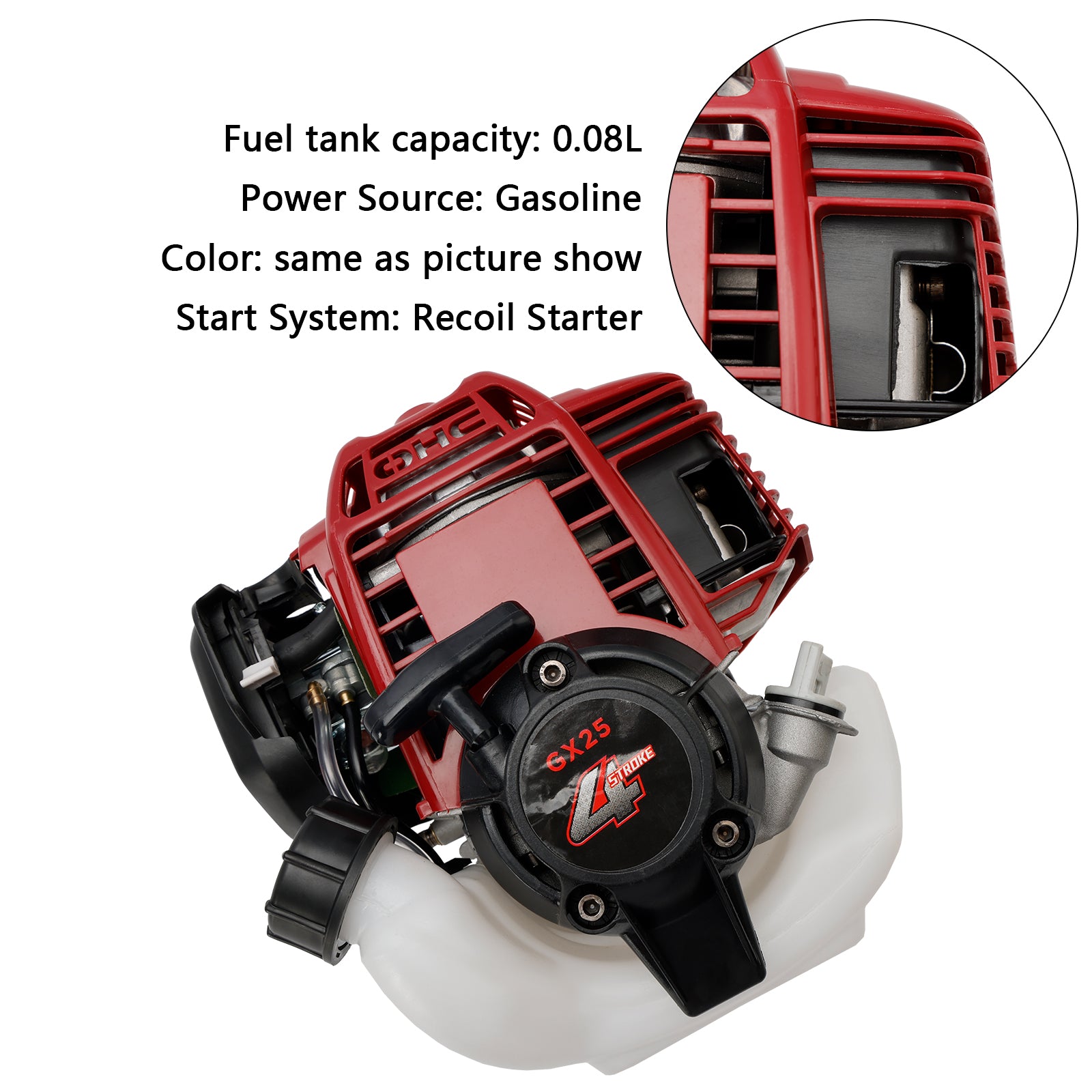 25 ccm 4-stokový motor 4 údery buriny jedla Eater Motor kosačky Cutter Fit GX25