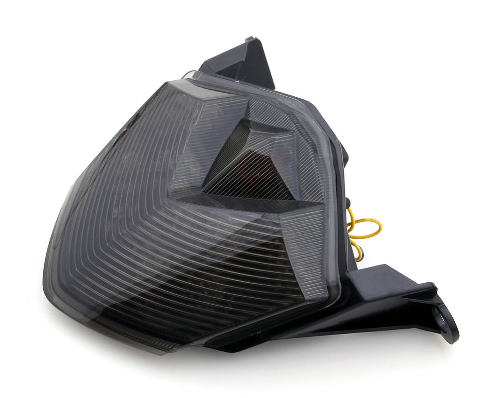 Intermitentes de luz trasera LED integrados para Kawasaki Z750 Z1000 ZX6R ZX10R transparente