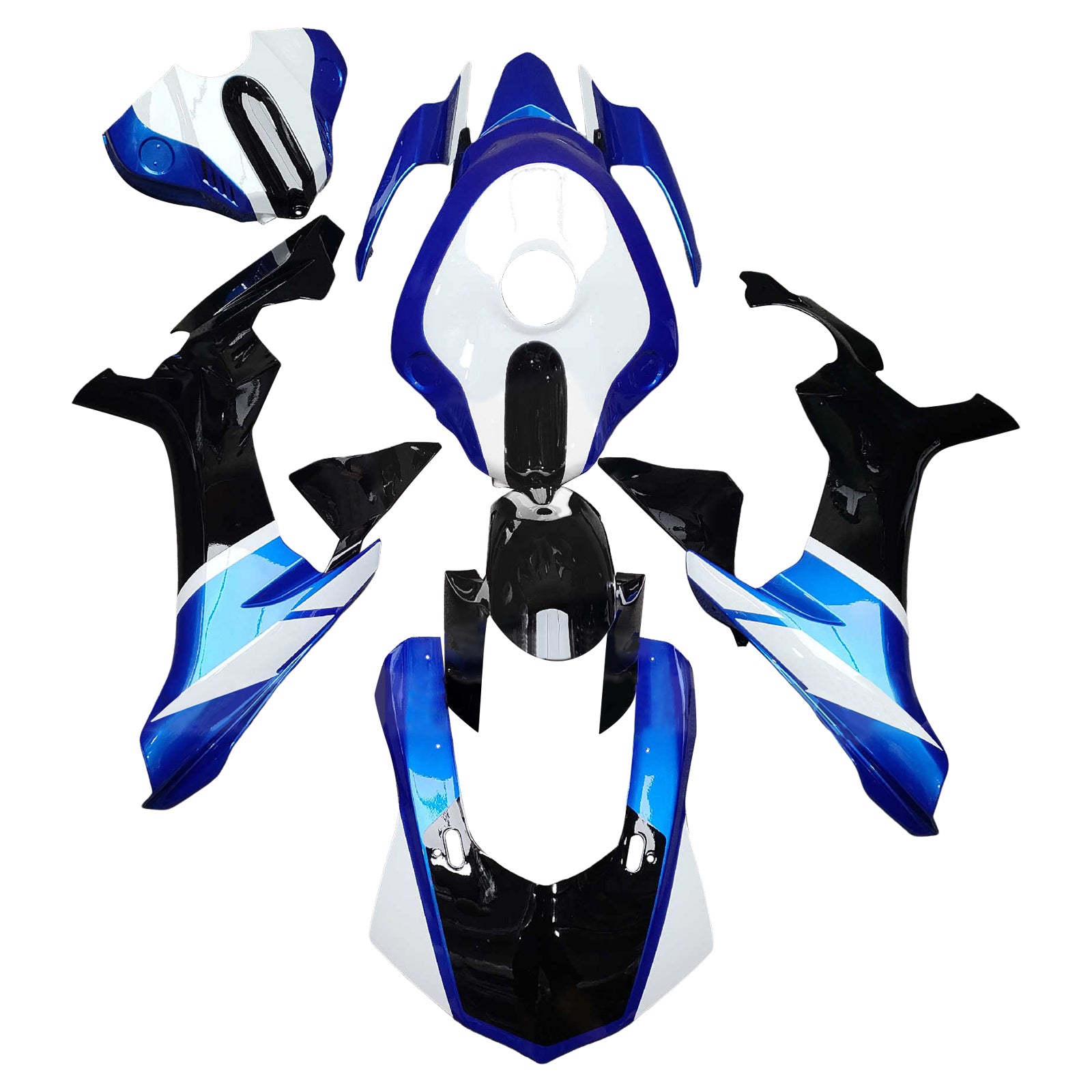 Kit de carénage d'injection carrosserie plastique ABS pour Yamaha YZFR1 YZF-R1 2015-2019