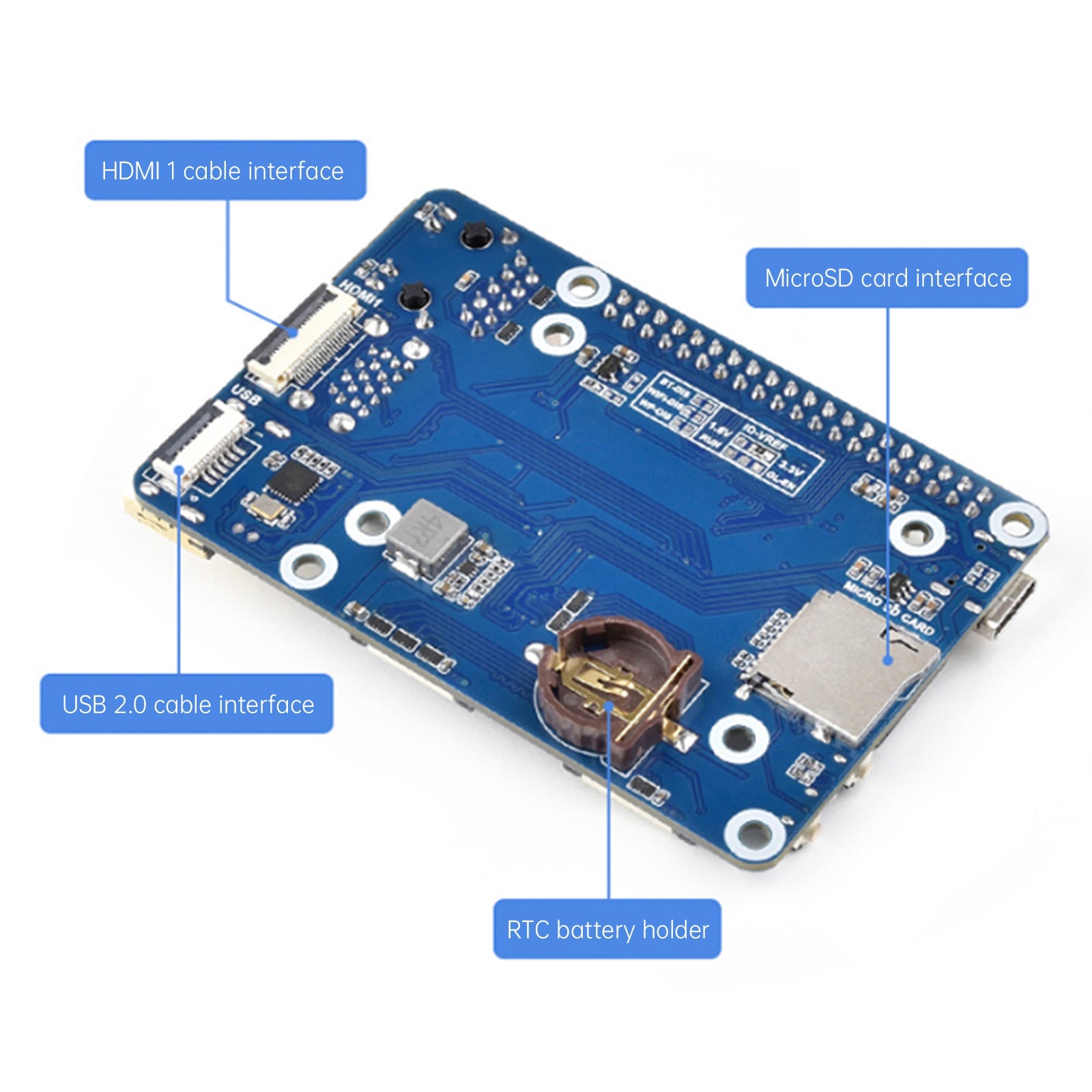 Raspberry Pi Compute Module 5 Uitbreidingskaart CM5 Computing Module Kernkaart
