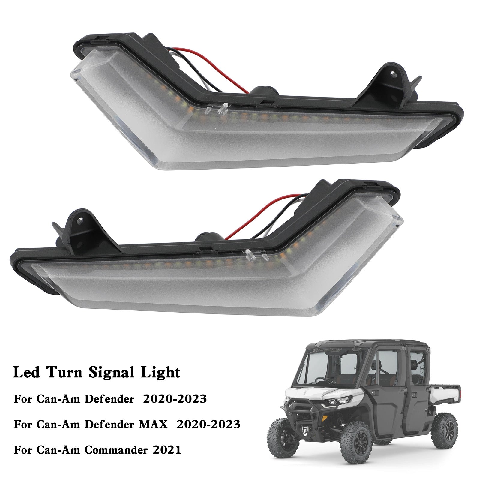 2020-2023 Can-Am Defender Max LED intermitentes delanteros luz de circulación diurna
