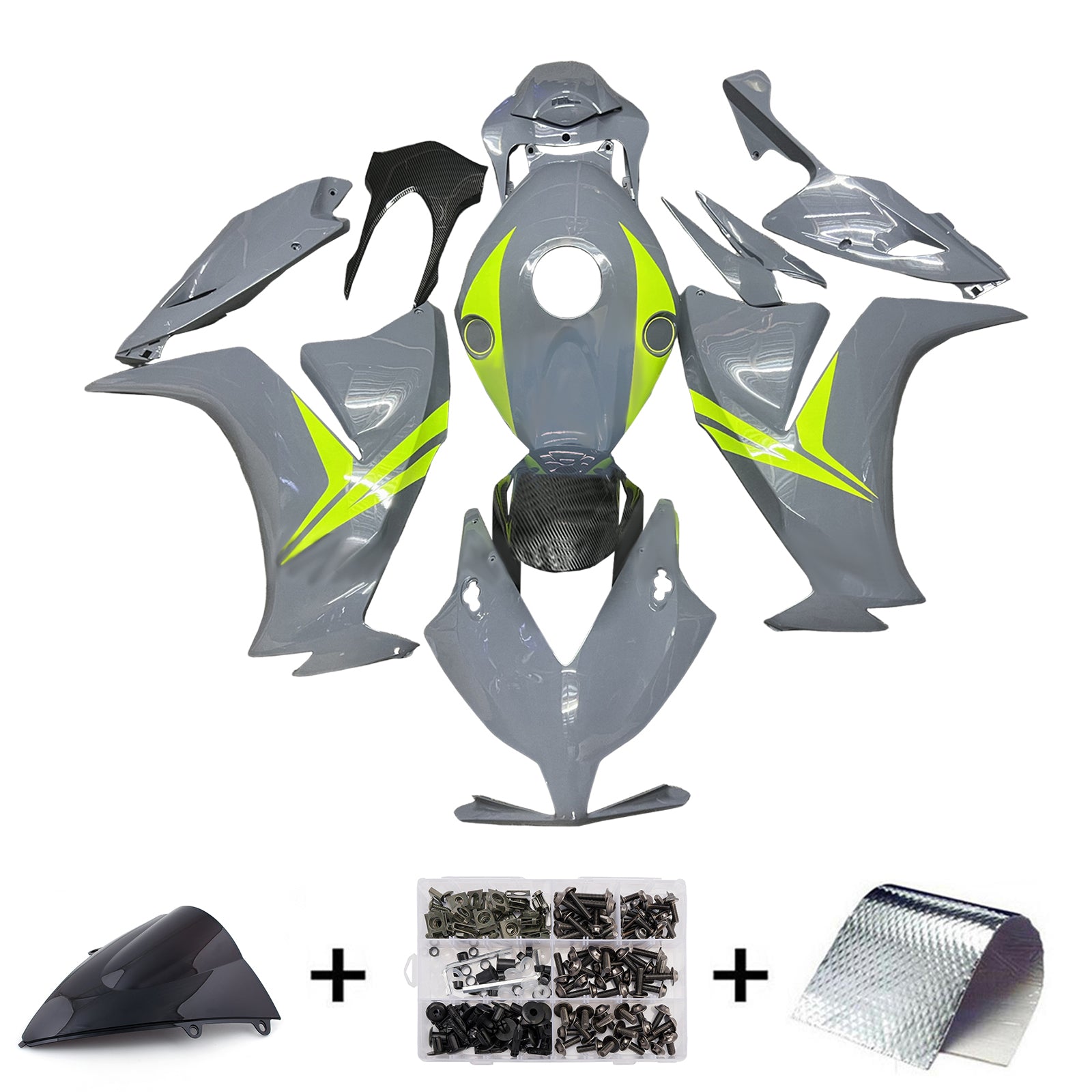 Injektionsmässa Kit Bodywork Plastic ABS för Honda CBR1000RR 2012-2016