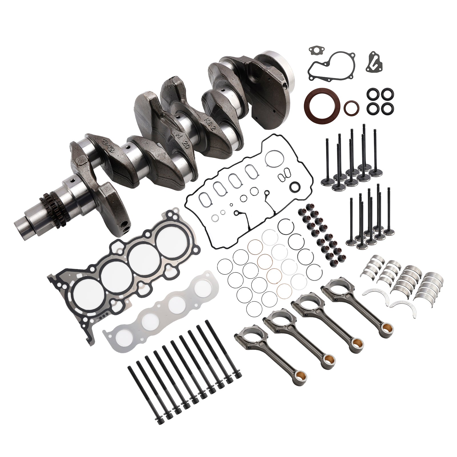 2019�Cpresent Kia Soul (SK3) G4NH 2.0L Engine Overhaul Rebuild Kit Crankshaft Con Rods 231102E510