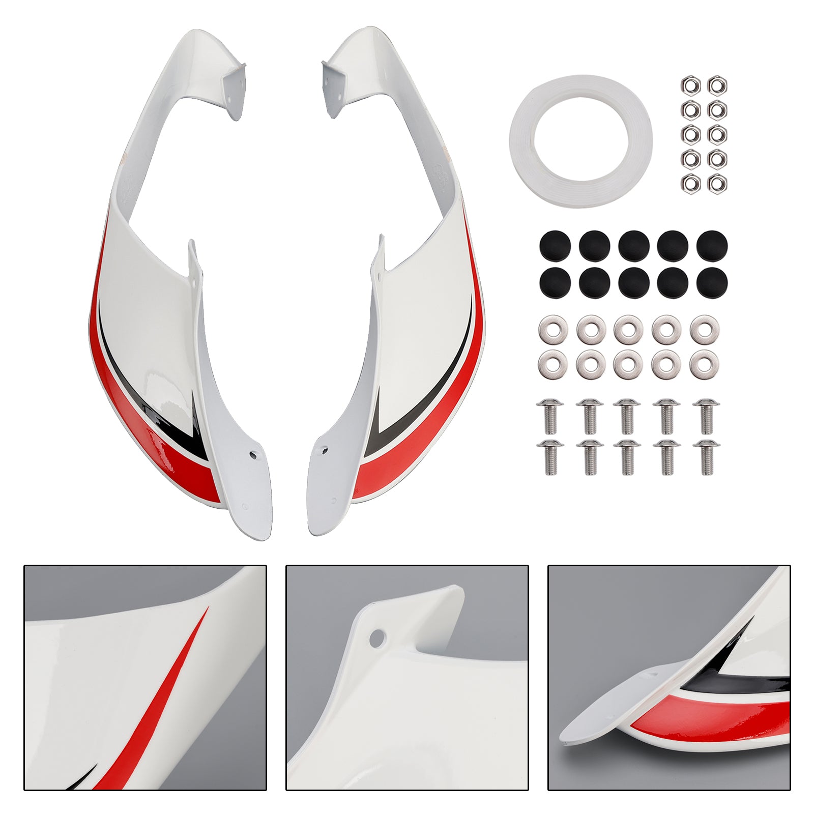 2021-2024 Yamaha YZF R1 R1M ailes latérales avant ailes becquet carénage