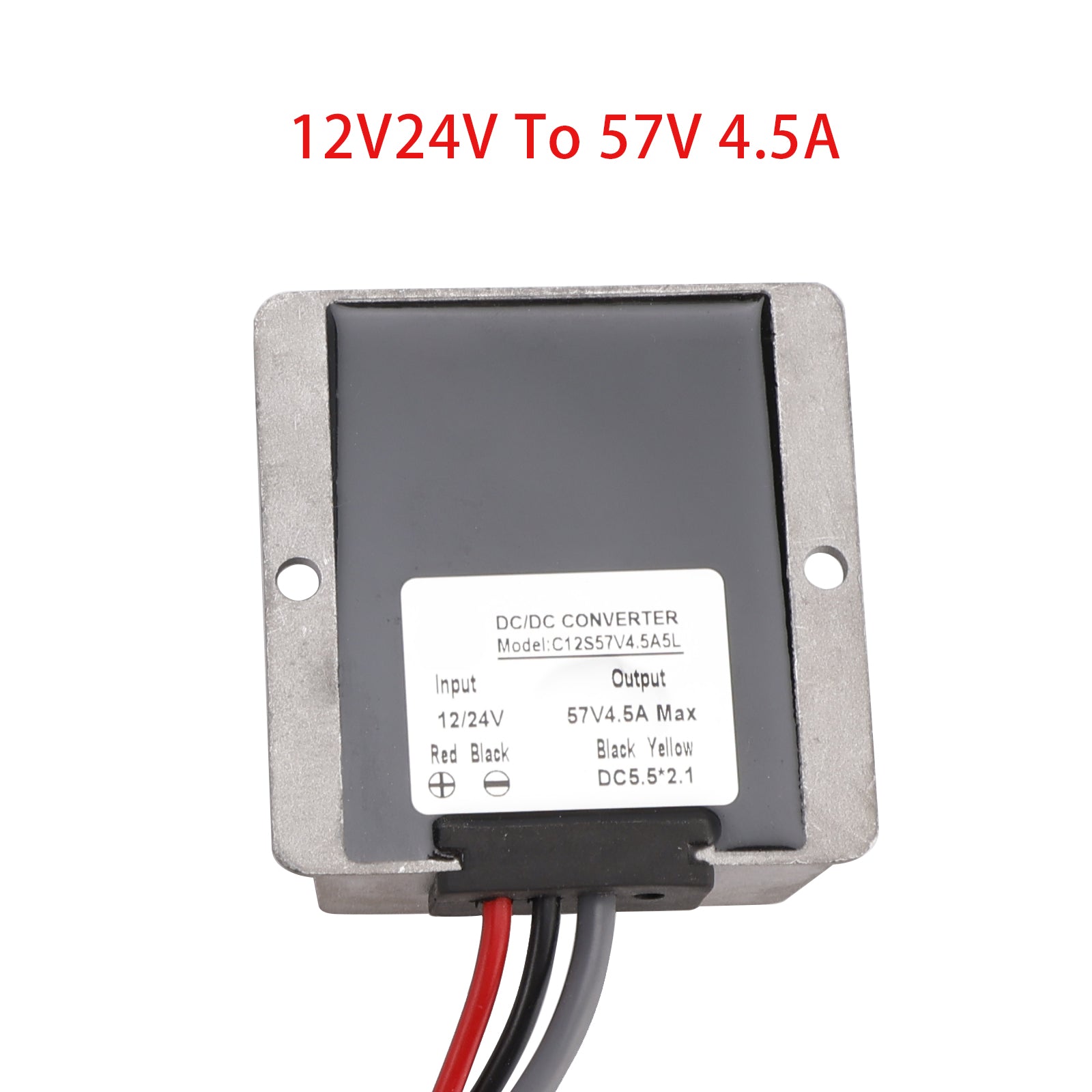 Mini Step Up Power Converter DC Power Cable 12V/24V to 57V 4.5A 256W