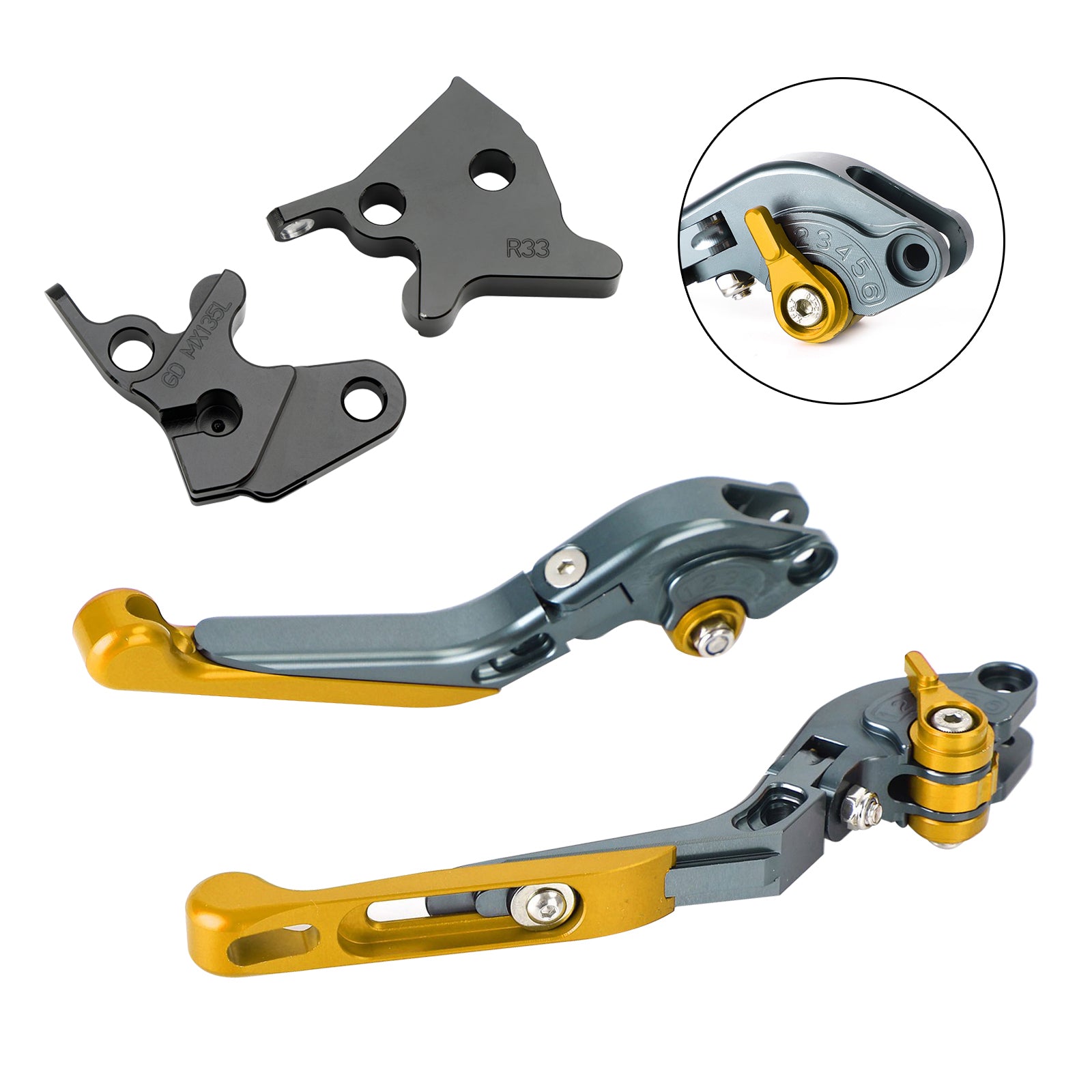 2005-2014 YAMAHA YBR125 Adjustable Clutch Brake Lever