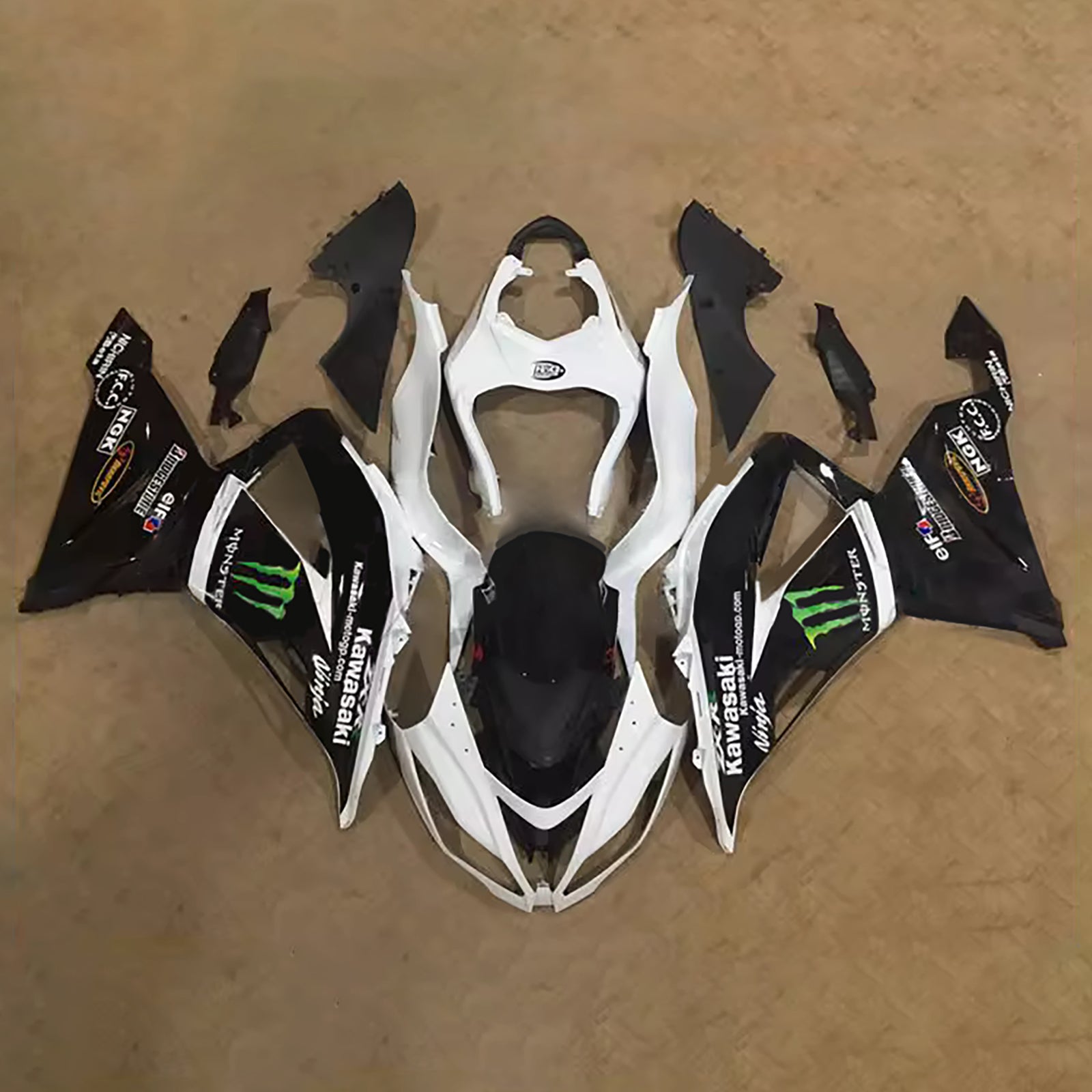 Injection Fairing Kit Bodywork Plastic ABS fit For Kawasaki ZX6R 636 2013-2018