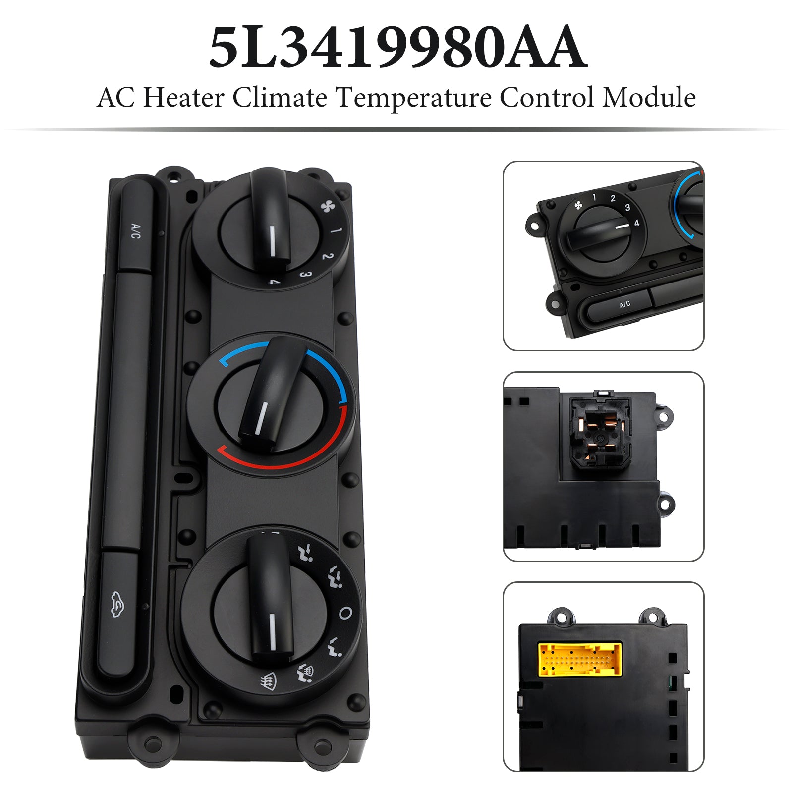 AC Heater Climate Temperature Control Module for Ford F-150 2004-08 5L3419980AA