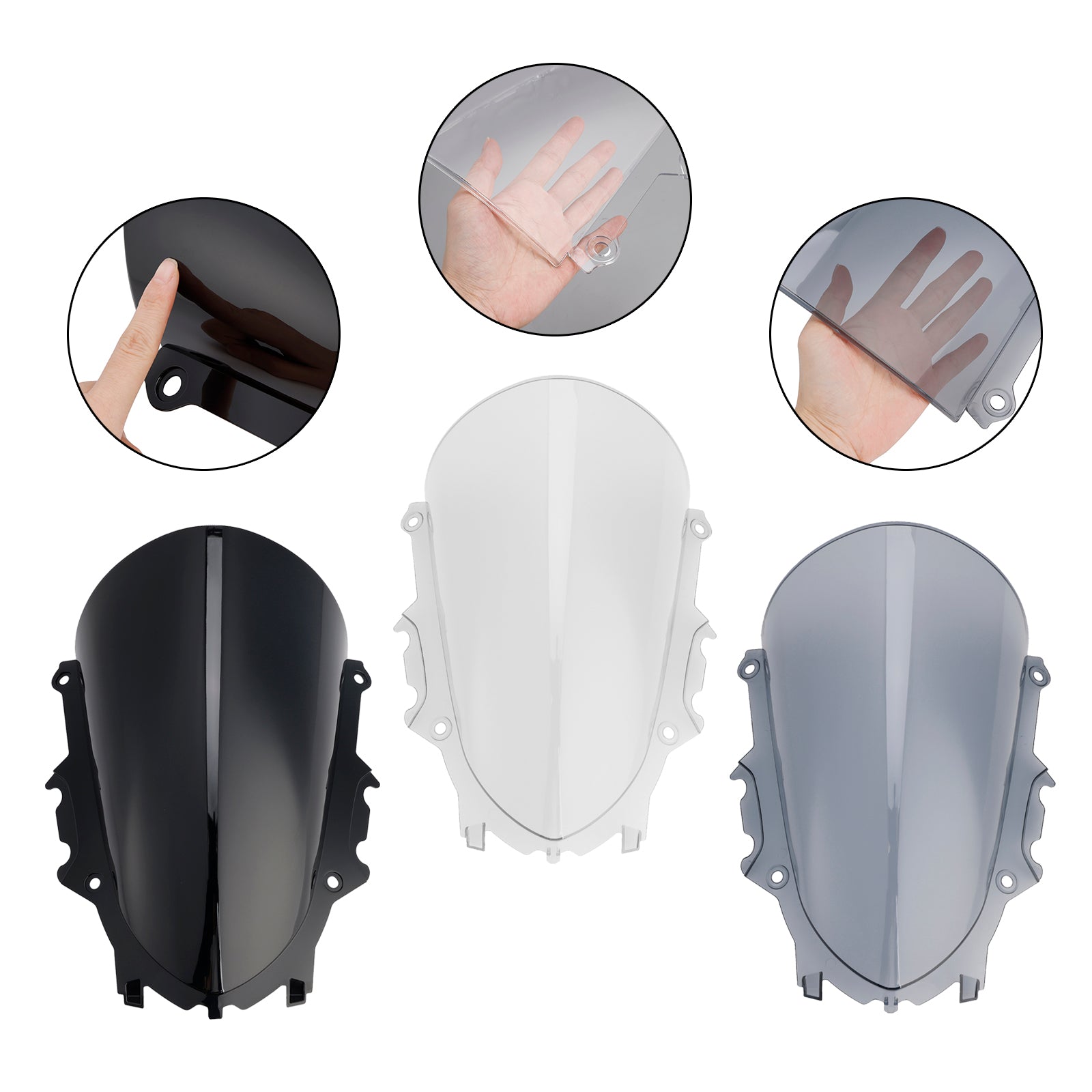 Pare-brise pour pare-brise YAMAHA YZF-R3 YZF-R25 2019-2025