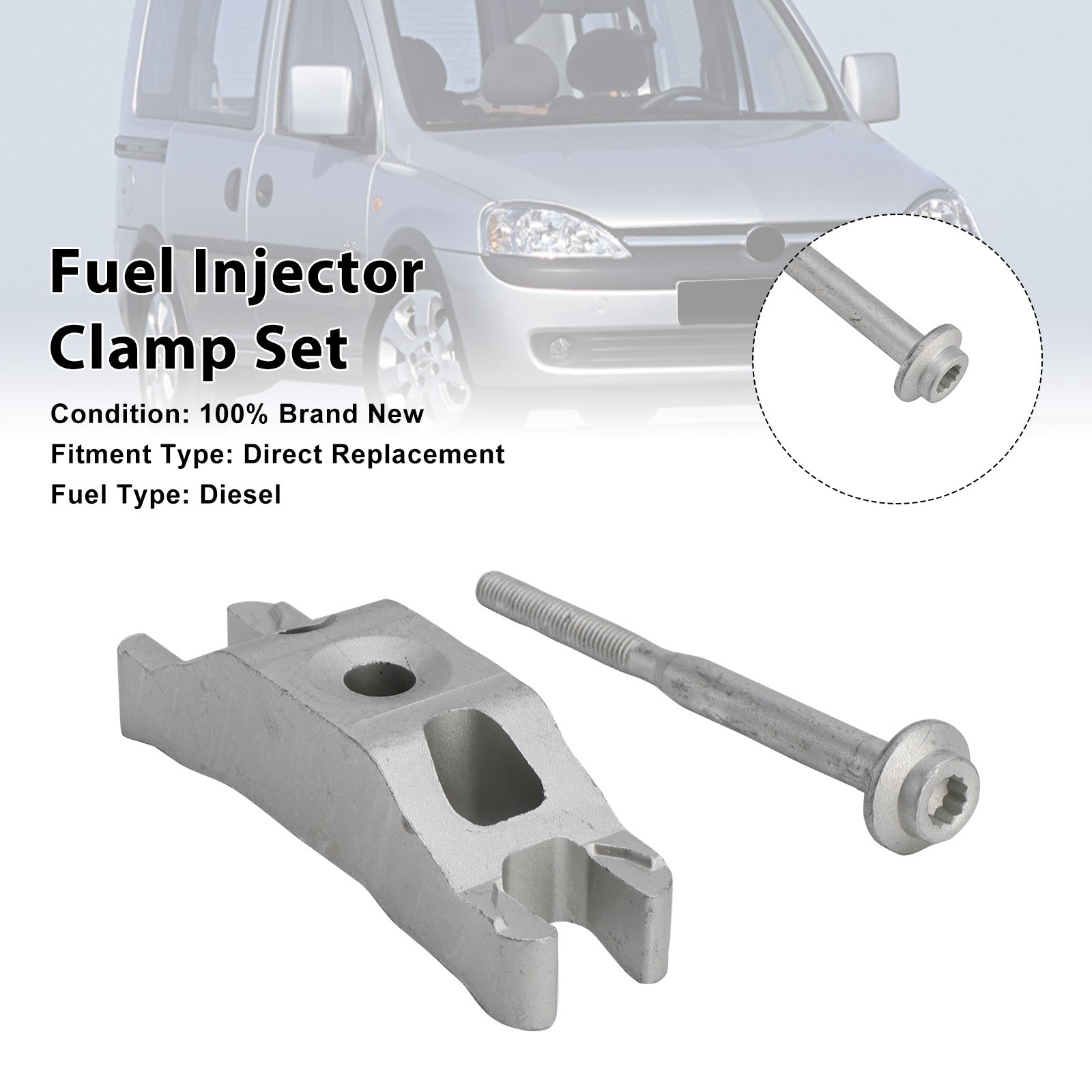 Jeu de pinces d'arrimage pour support d'injecteur de carburant, 03L130216, pour Audi, siège, Skoda