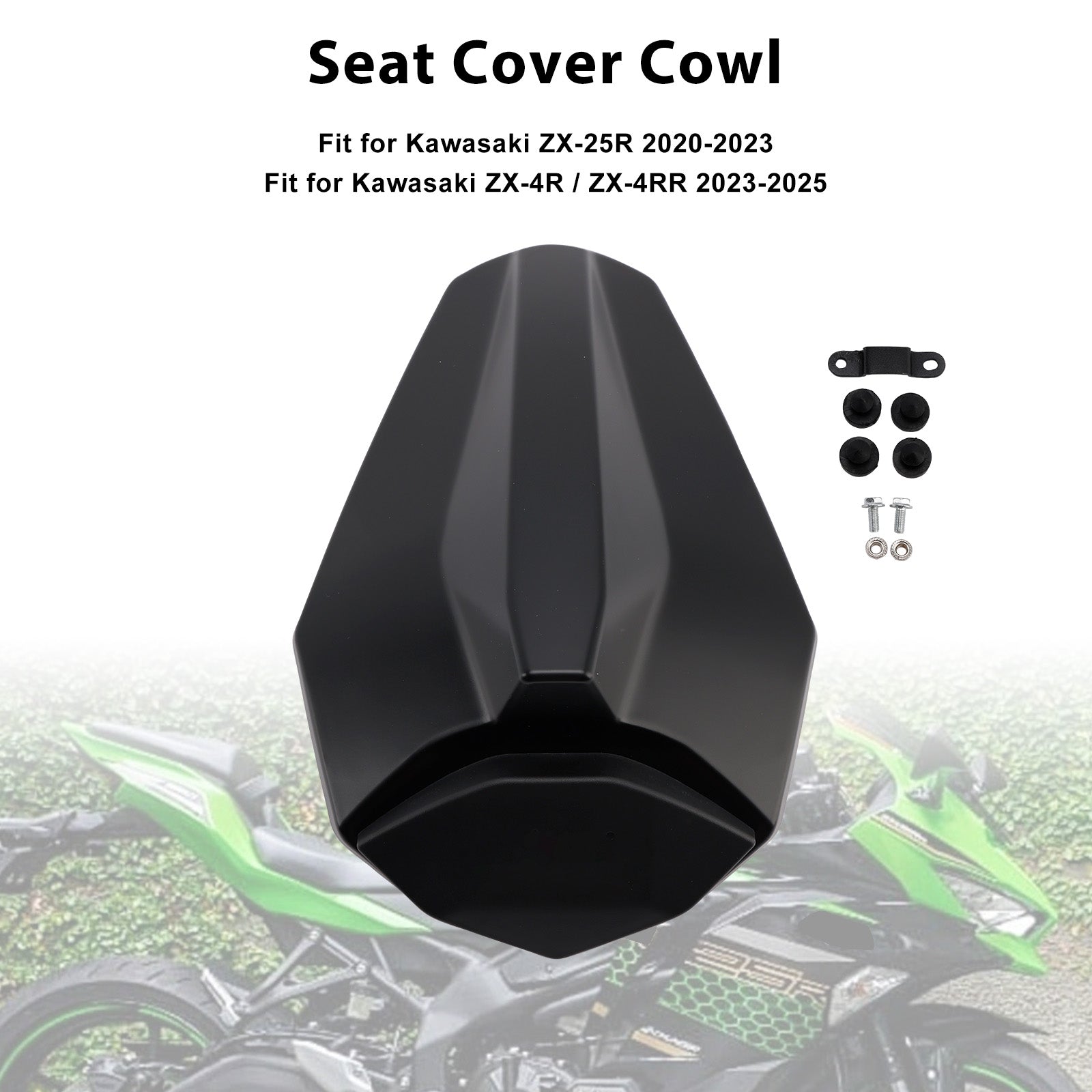 Racing Tail Rear Seat Fairing Cowl for Kawasaki ZX25R ZX4R ZX4RR 20-25