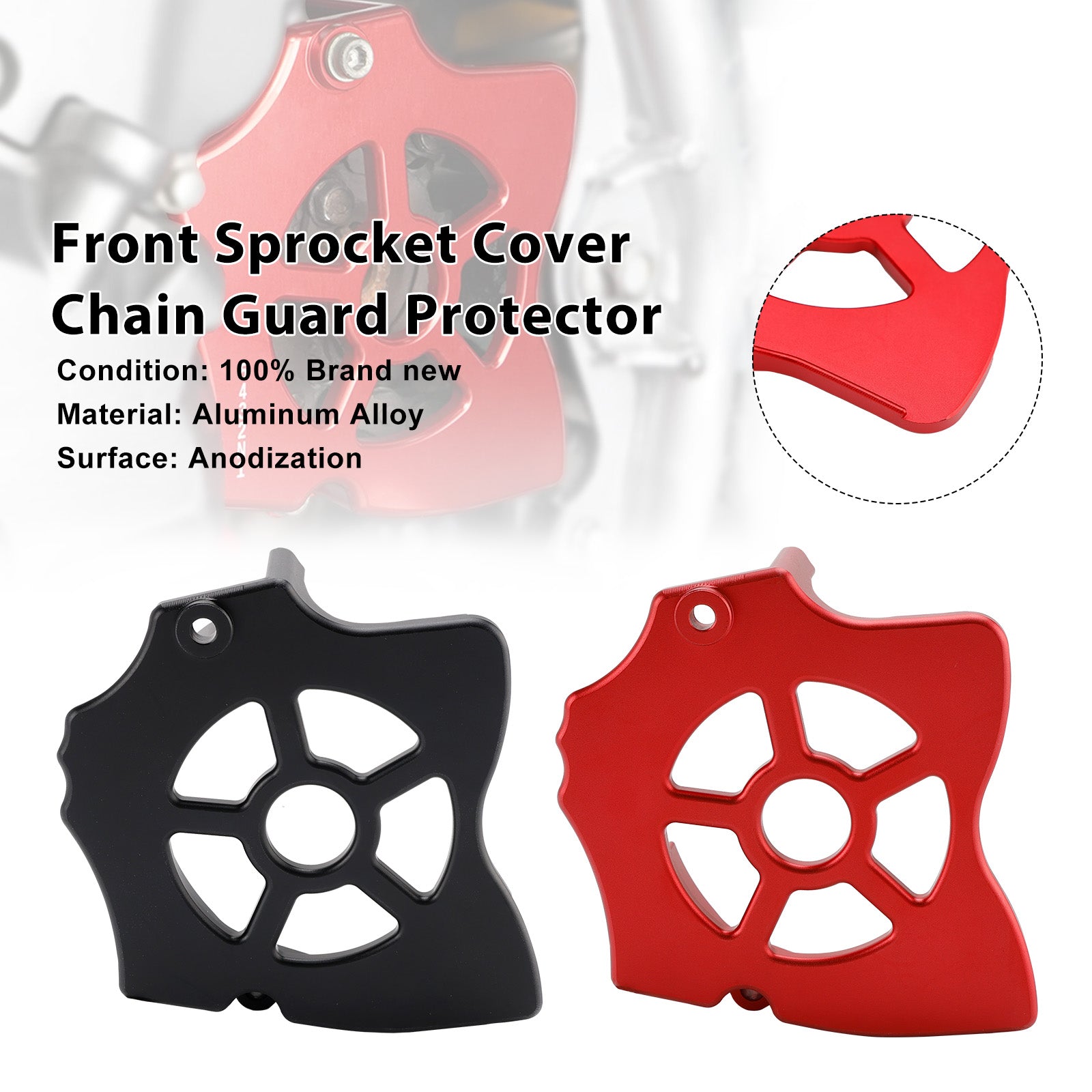 Front Sprocket Cover Chain Guard Protector For Honda XR650L 1993-2025