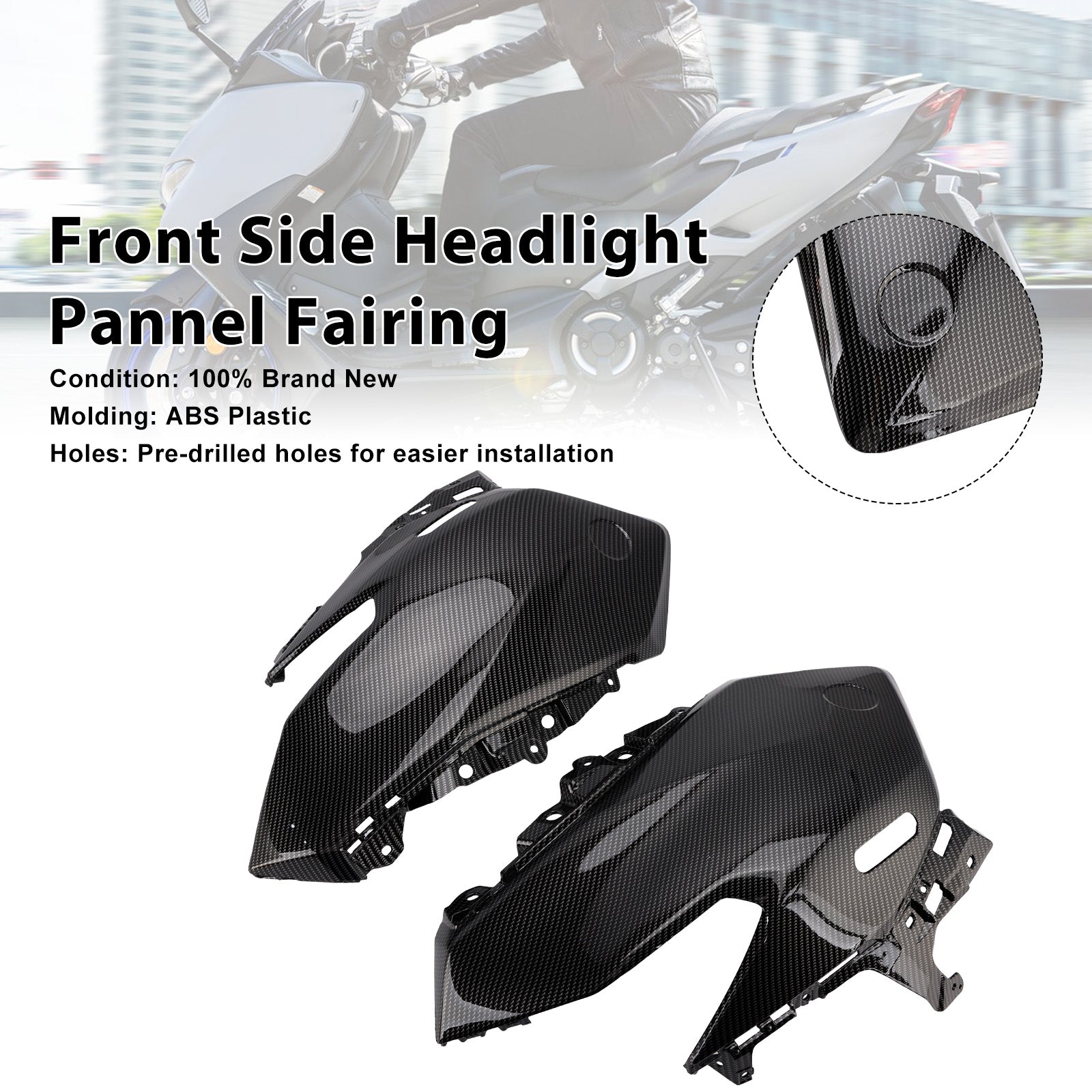 2025-2026 Yamaha T-MAX 560 TMAX560 Front Side Headlight Pannel Fairing