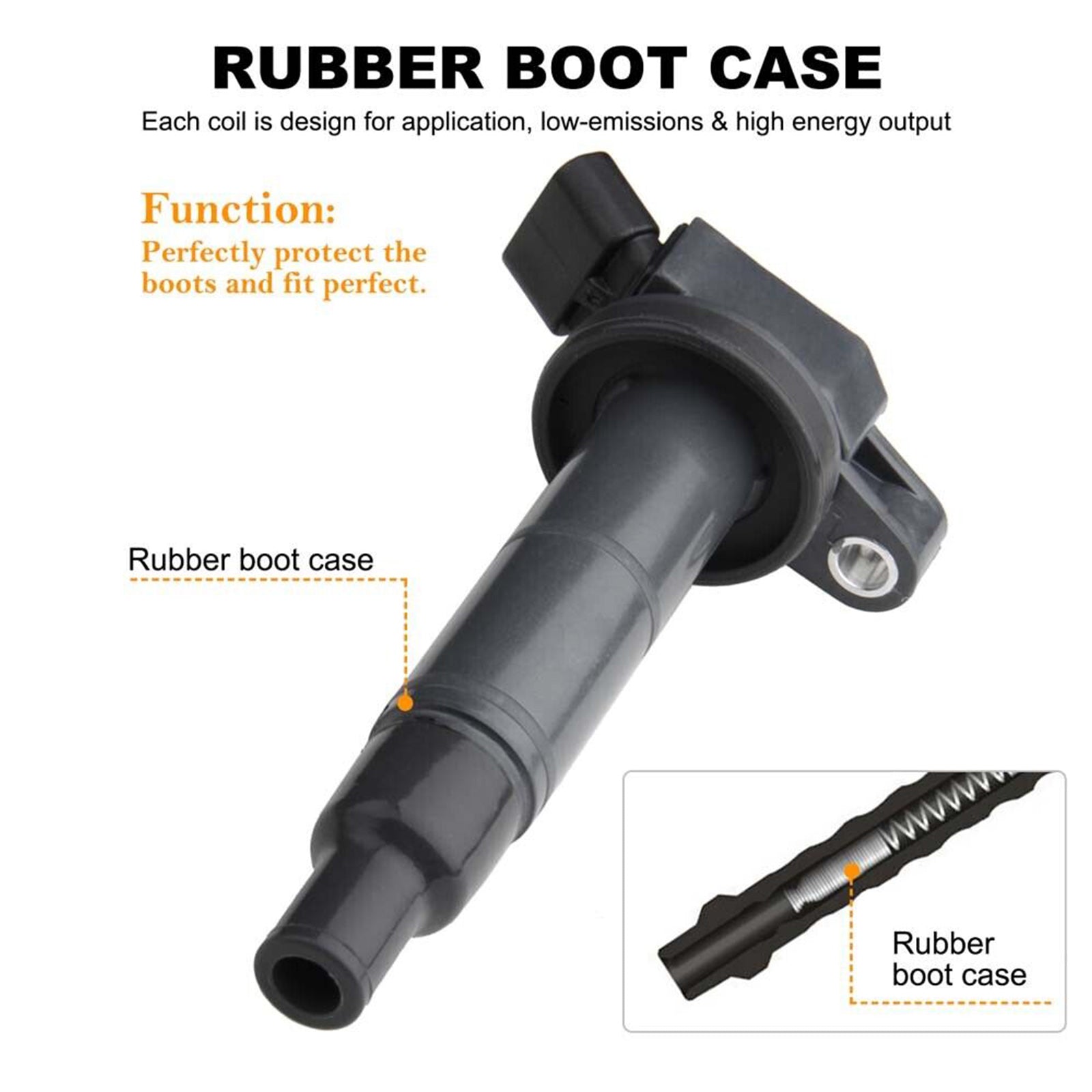 2004-2008 Toyota RAV4 L4 2,4L 4x Ignition Coil+Zapaľovacia sviečka UF333 UF494