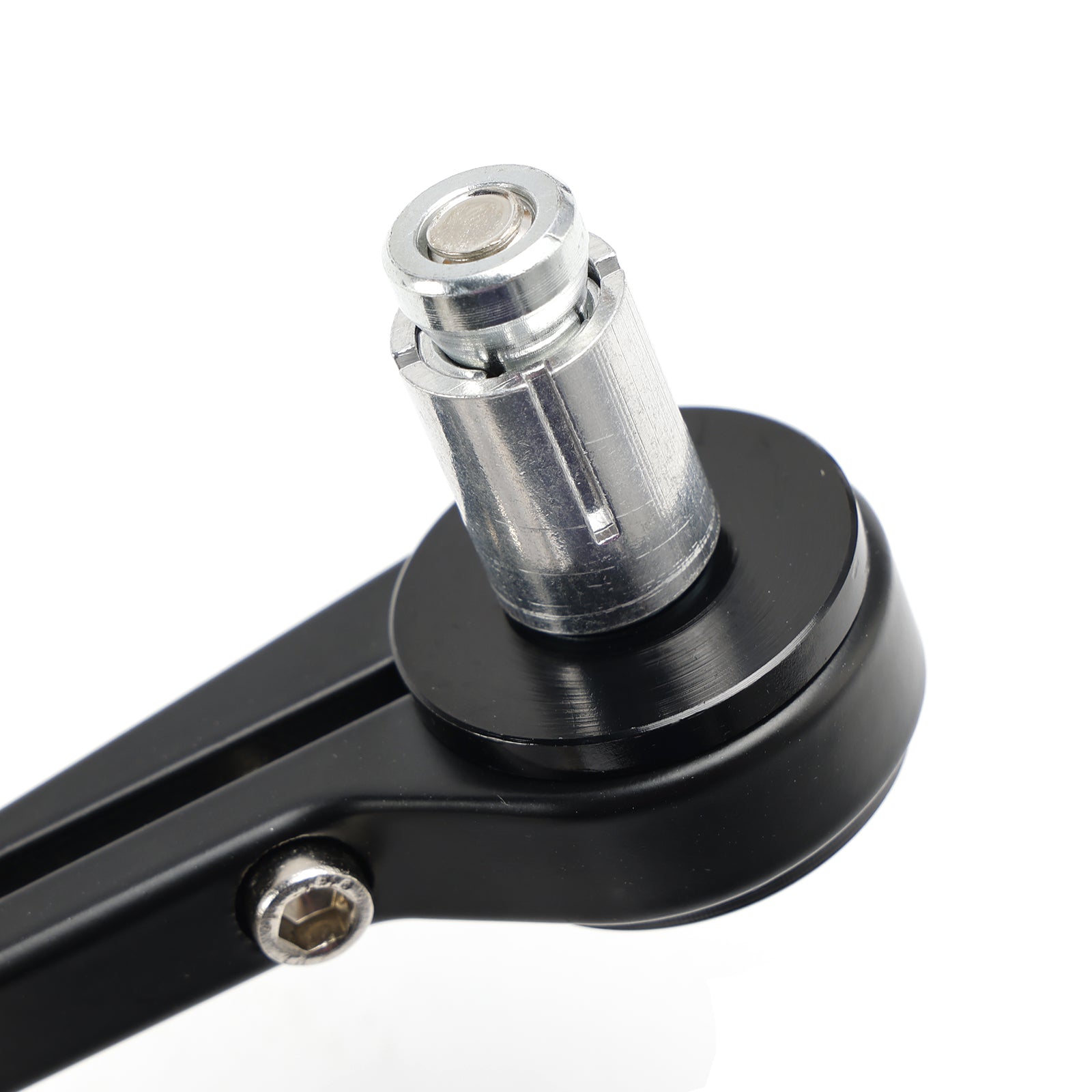 2x Zákazkové čierne CNC hliníkové bočné zrkadlá na koncovkách rámov pre Street Twin & Miešačka