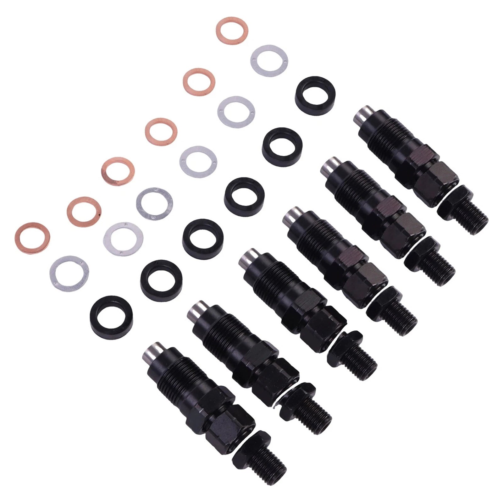 6Pcs Fuel Injector For Toyota 3L Hilux Hiace 2.8L Engine 23600-59105