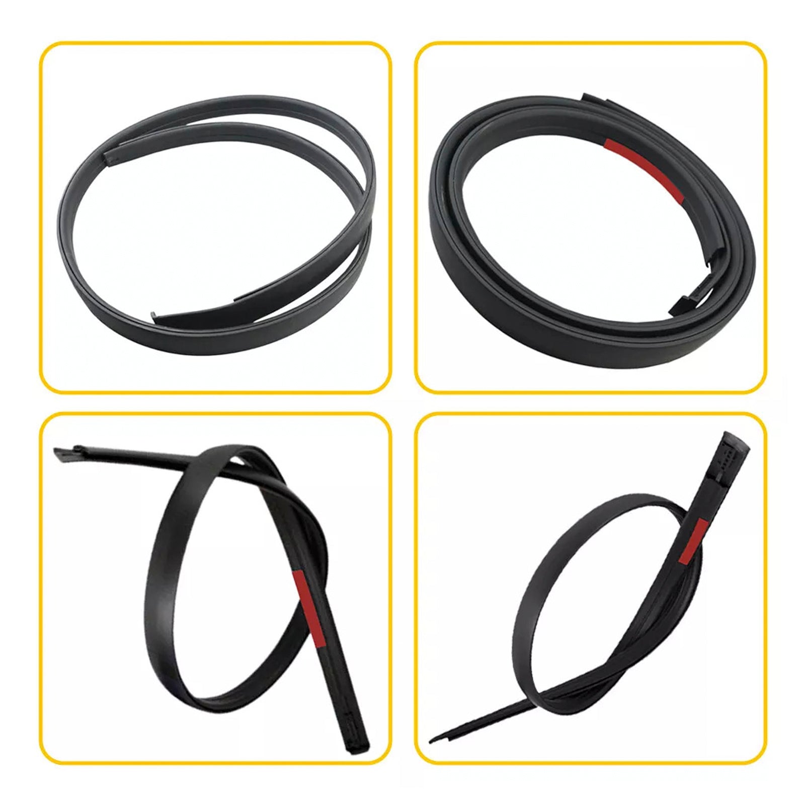 2007-2020 Toyota Tundra DUBBELHIT 2-DELARS TAKDROPPLIST VÄNSTER & Höger sida gummi