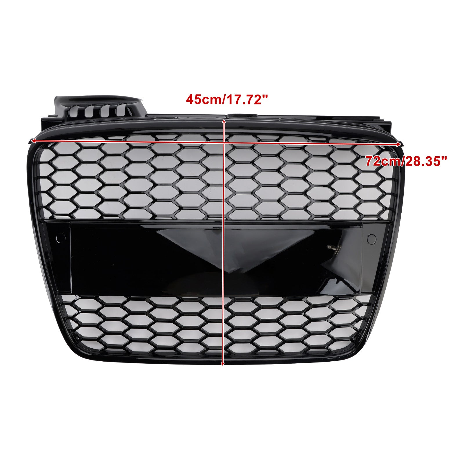 RS4 Style Front Honeycomb Mesh Grille Grill Fit Audi A4 B7 S-Line 2005-2008