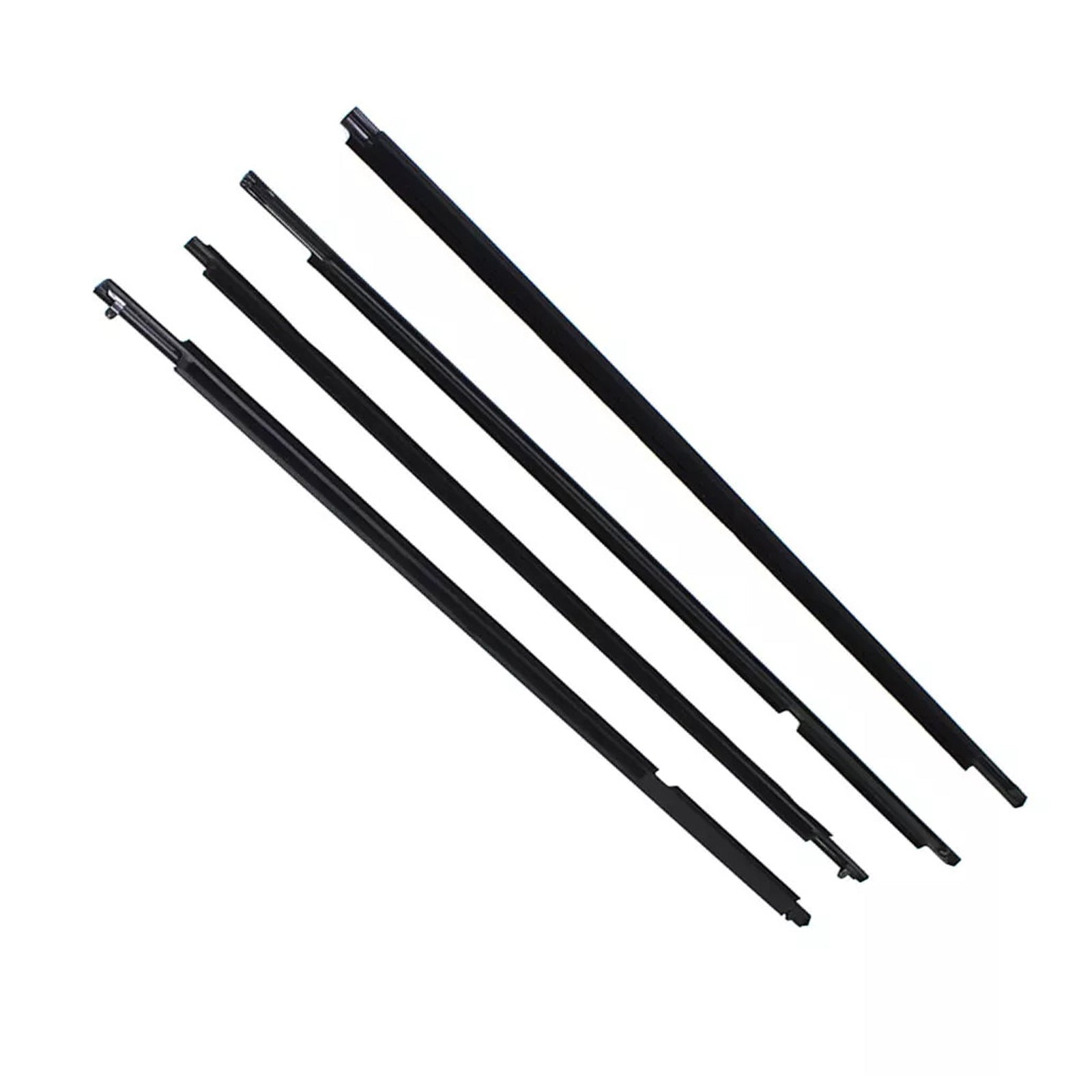 2008-2010 Toyota Highlander 4Pcs Weatherstrip Window Moulding Trim Seal Belt