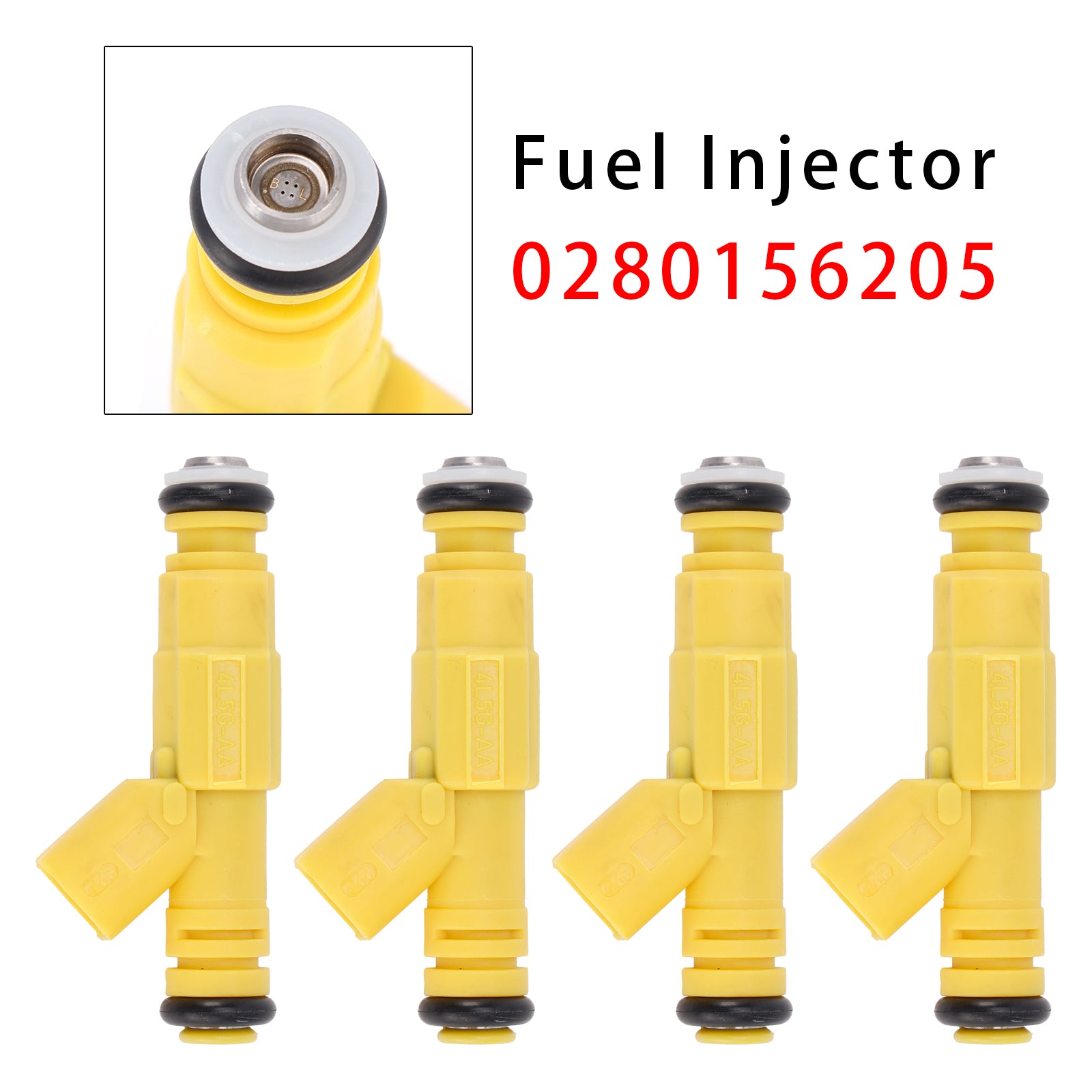 4Pcs Fuel Injector For Ford Ranger Mazda B2300 2.3L 0280156205 FJ464