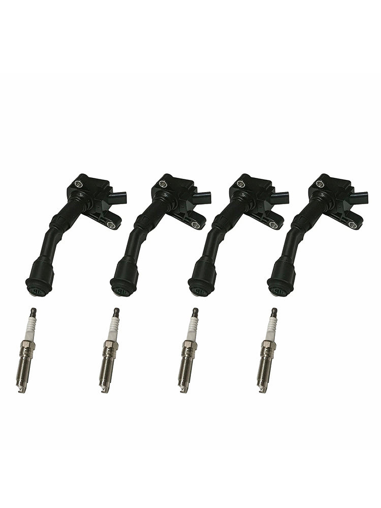2014-2020 For Ford Fusion l4 1.5l 4X Ignition Coil + 4X Spark Plug UF735 DS7Z12029B