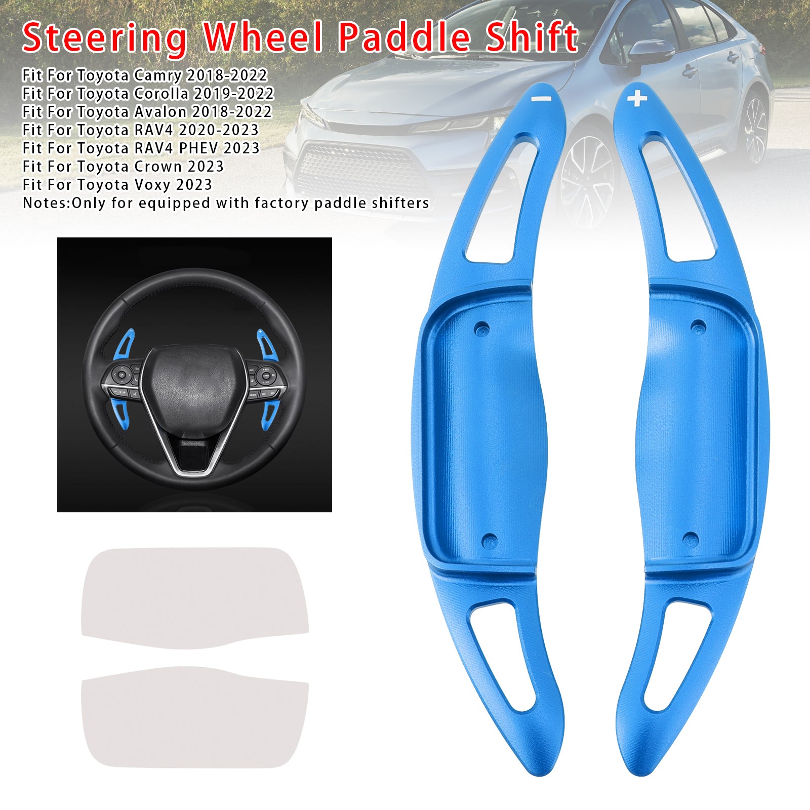 Predĺženie radiacej pádla volantu pre Toyota Camry Avalon