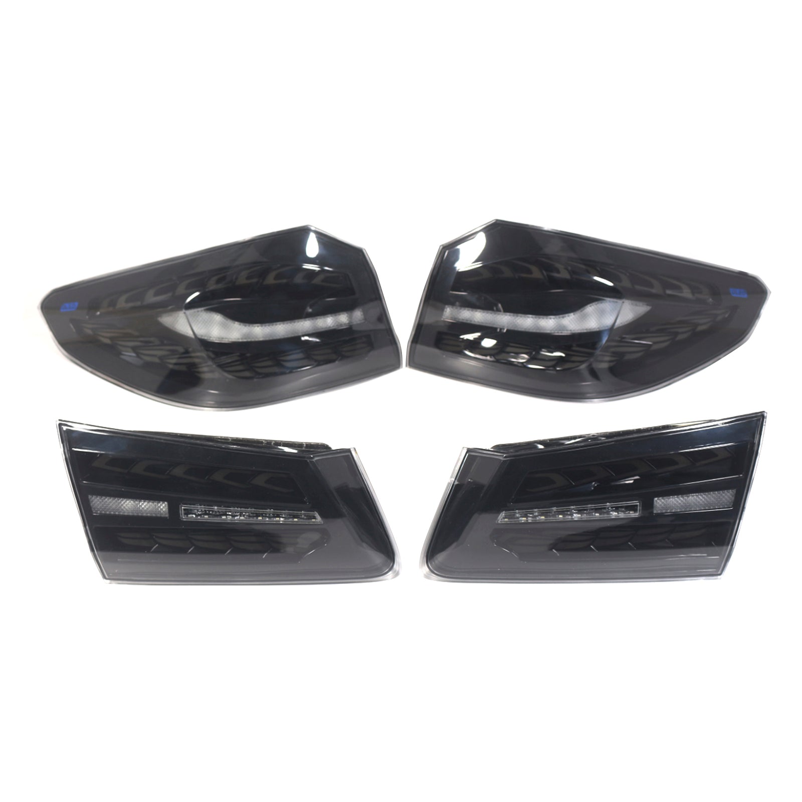 BMW 5 G30 G38 L, rok výroby 2018 – 2020&Zostava zadných LED svetiel R s dymovými farbami 63217376469 63217376470