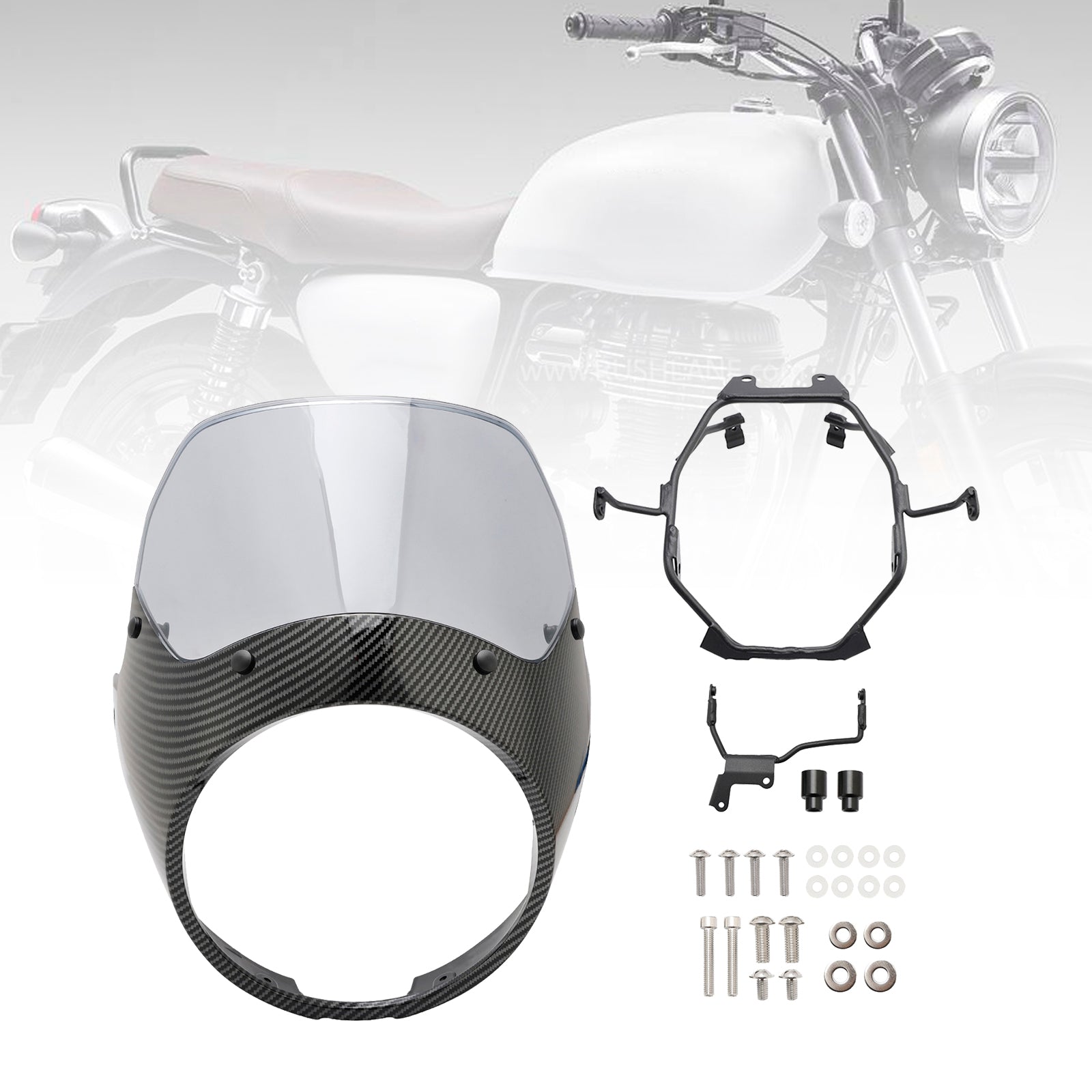 2023-2024 Honda GB350 GB350S vindrutan vindruta strålkastare