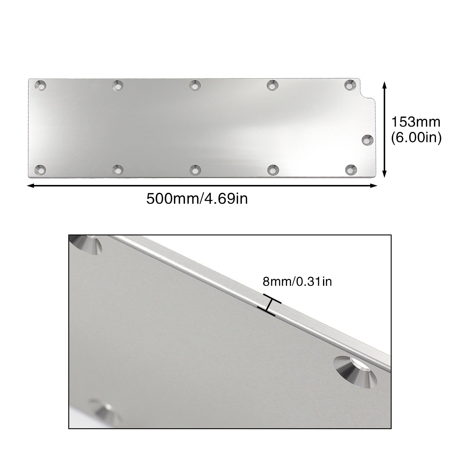 Billet aluminiumsmotorløfterområde Oljetrekk 551605 for Chevy Gen IV