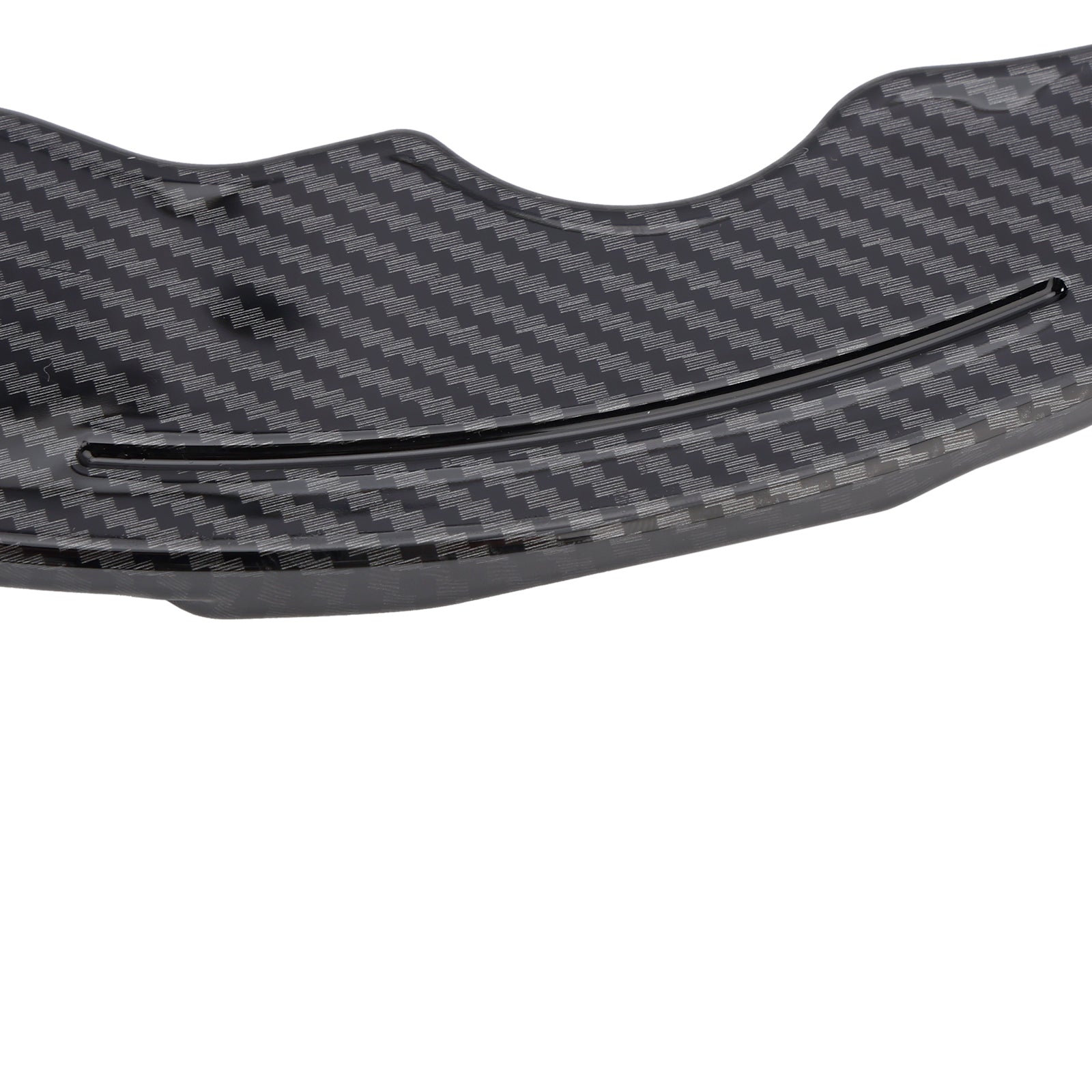 Capas de extensão de shifter de roda de carbono com look de carbono