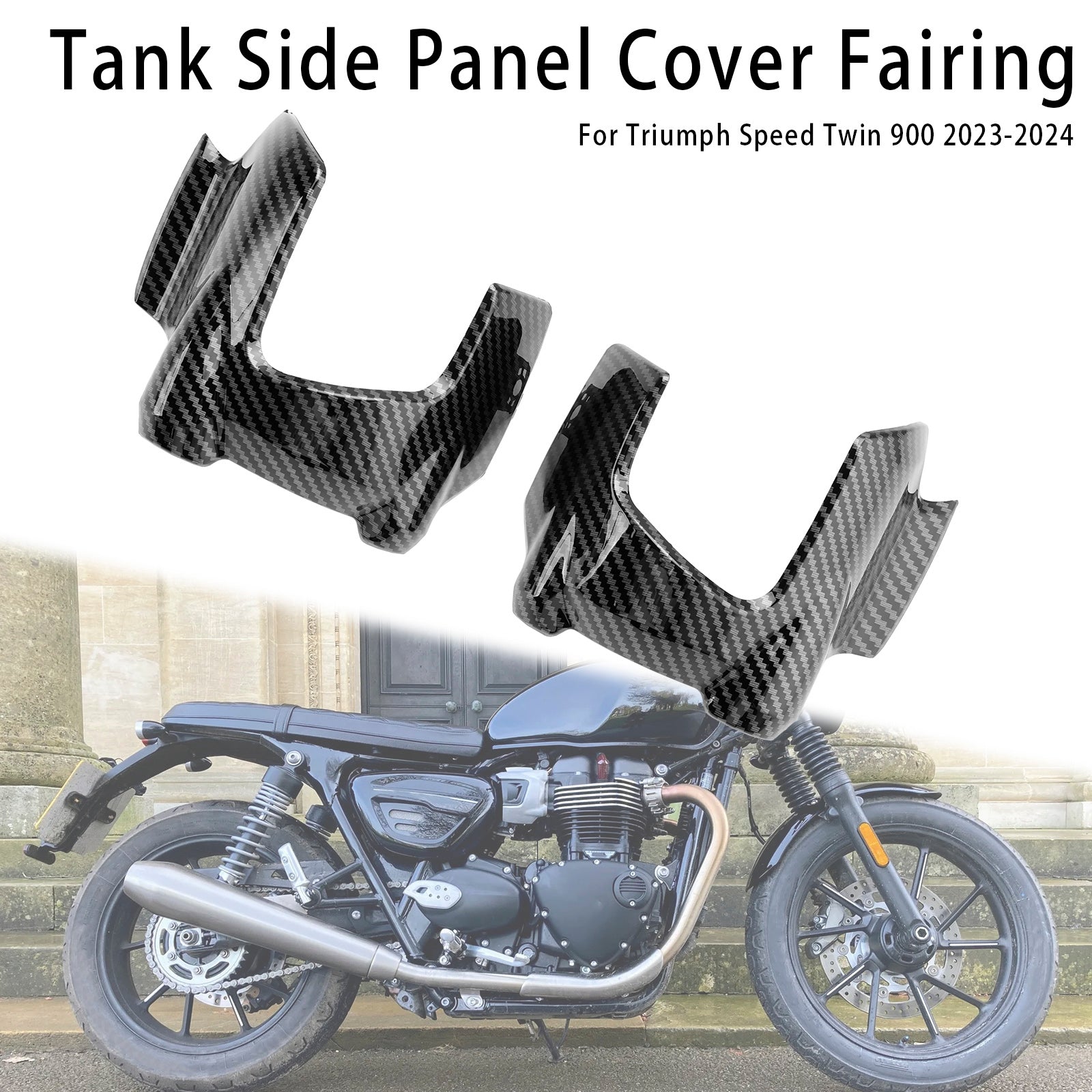 2023-2024 SPEED TWIN 900 TANK SIDELVÄNGDE PANEL FASTING COWL