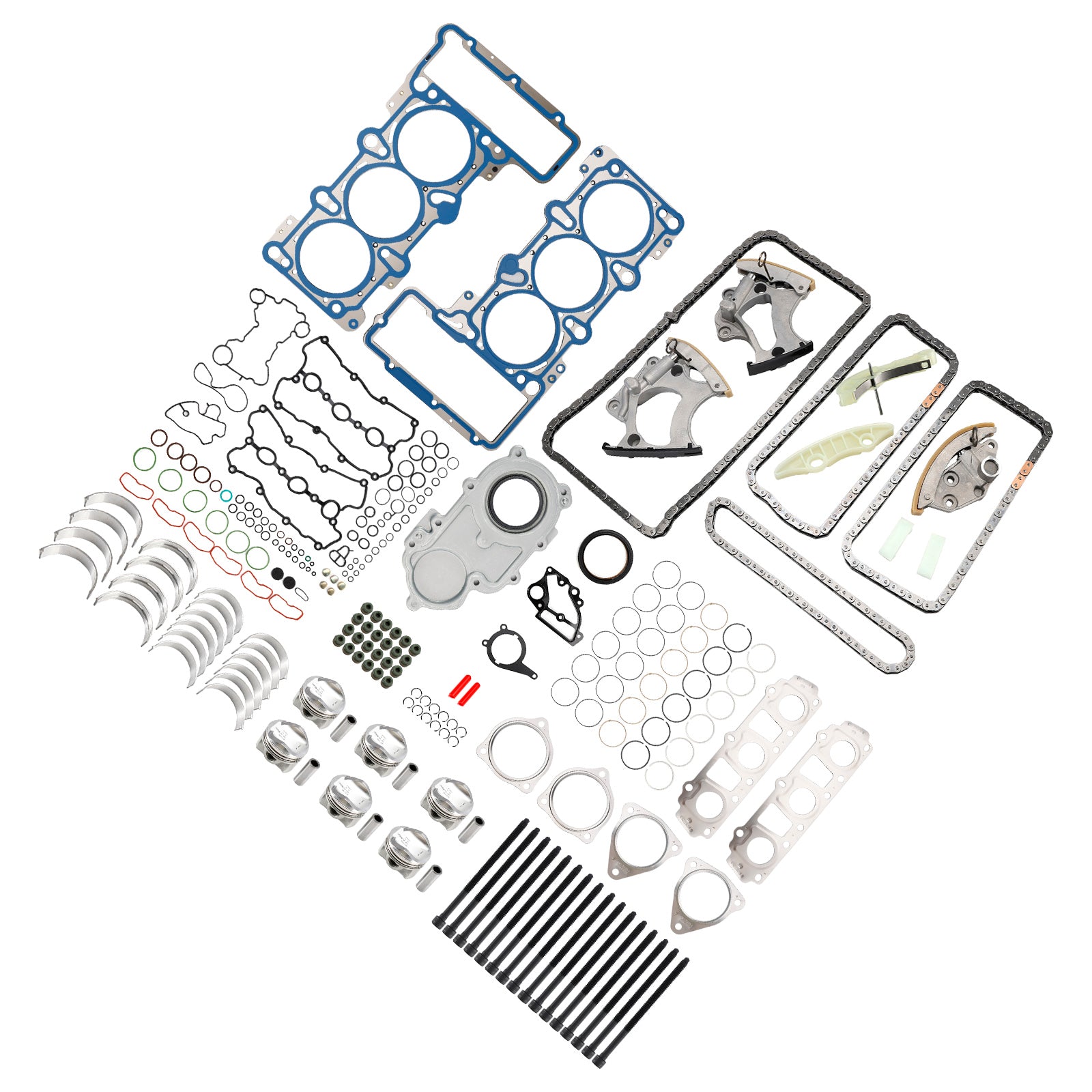 Reconstruction du moteur Audi A6 A7 CREC CRED CREH CREG 3.0T & Kit de distribution 06E103149AR