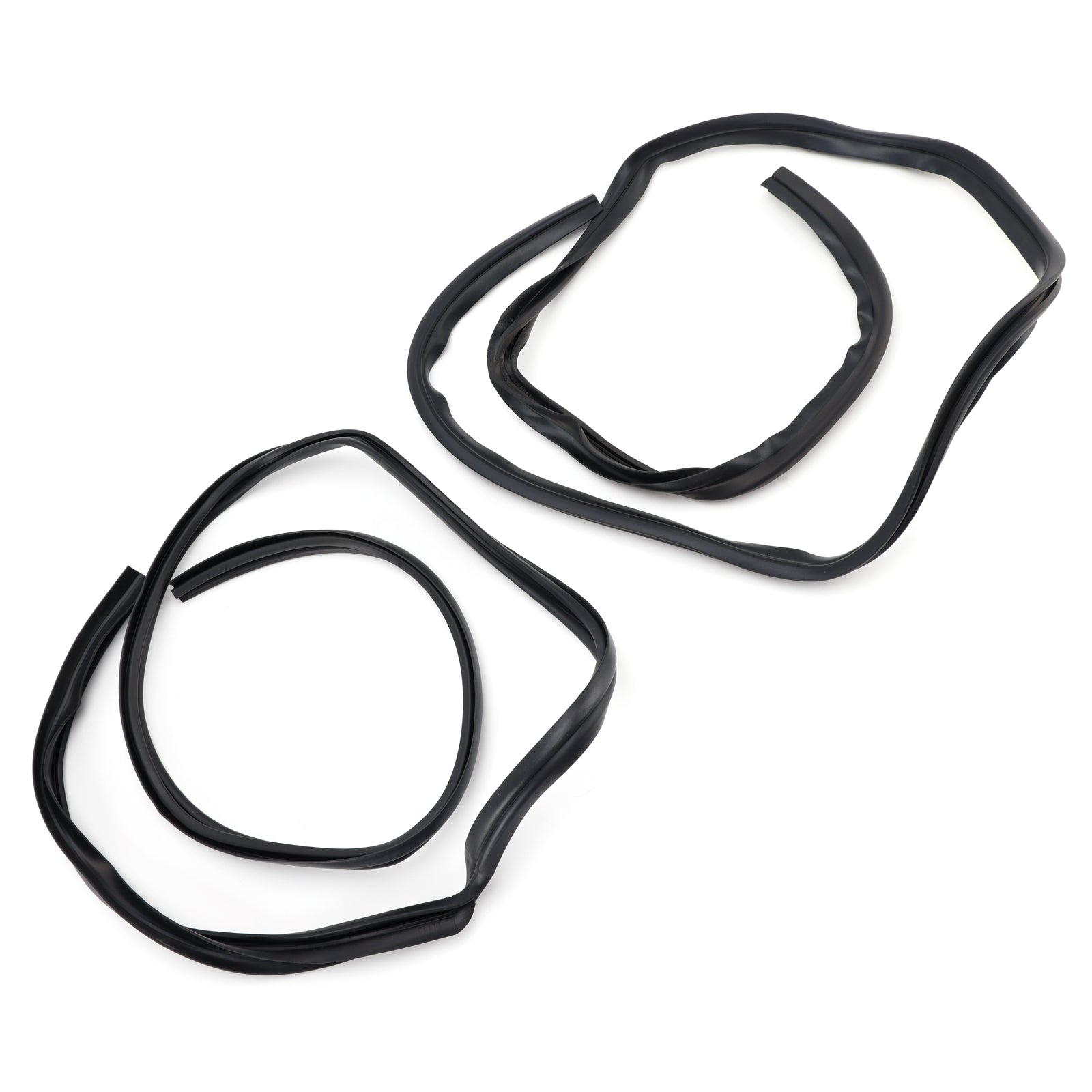 1983-1987 For Toyota AE86 Corolla 2-Door 2PCS Front Roof Side Rail Weatherstrip
