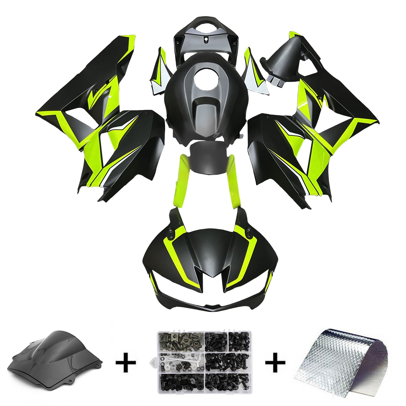 Injektionssats Kit Bodywork Plastic ABS för Honda CBR600RR 2013-2023 F5