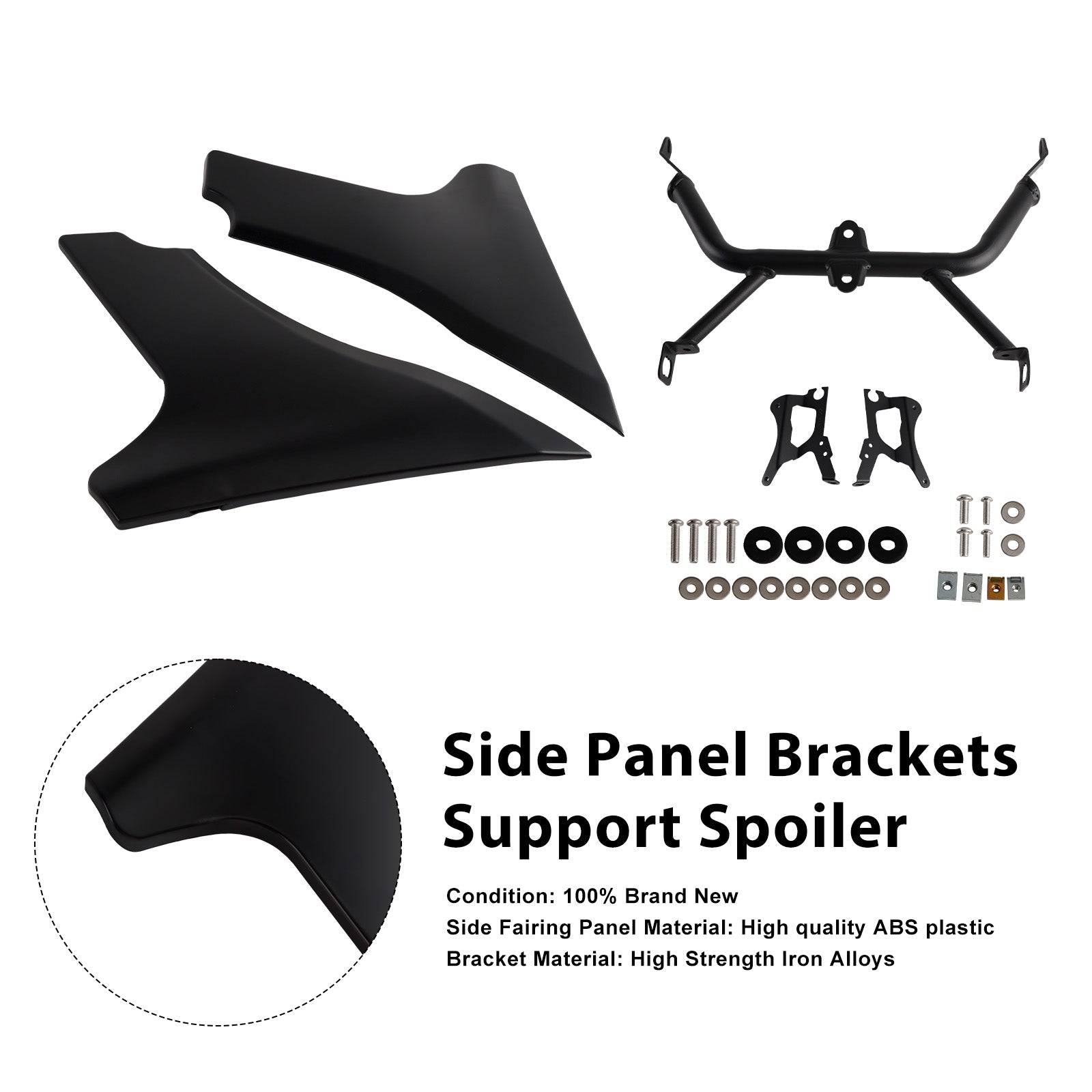 Supports de panneau latéral de mise à niveau Harley CVO Road Glide à partir de 2024, becquet de support