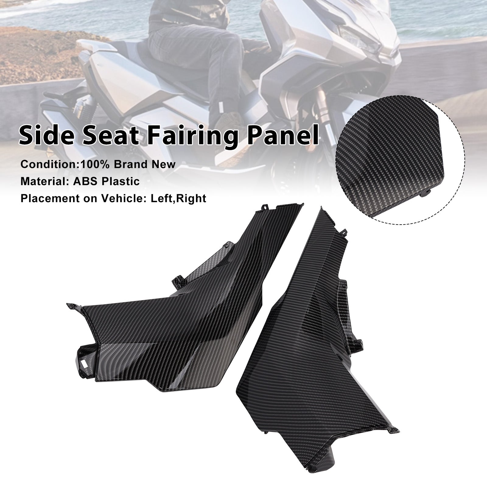 2022-2025 Honda ADV 350 Seat Side Cover Panel Fairing Cowl