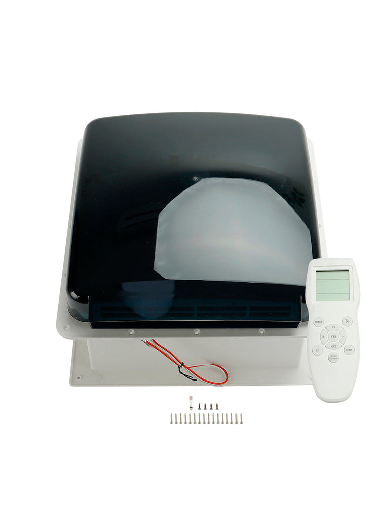 14" Takfläkt för husbil, husvagn, 12V takfönster med fjärrkontroll, 10 hastigheter