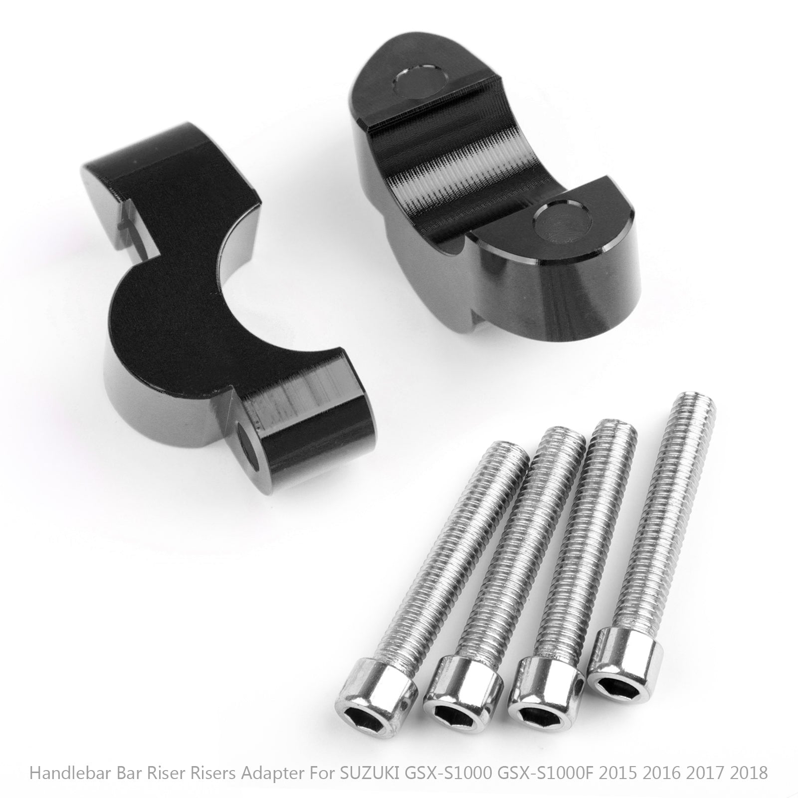 Rehausseurs de guidon pour Suzuki GSX-S1000 et GSX-S1000F (2015-2018) 1" Barre 20 mm noire