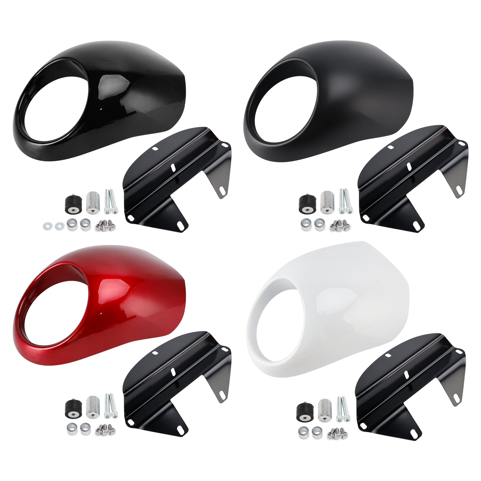 1973-up Sportster Dyna XL 883 1200 FX Headlight Fairing Light Cover