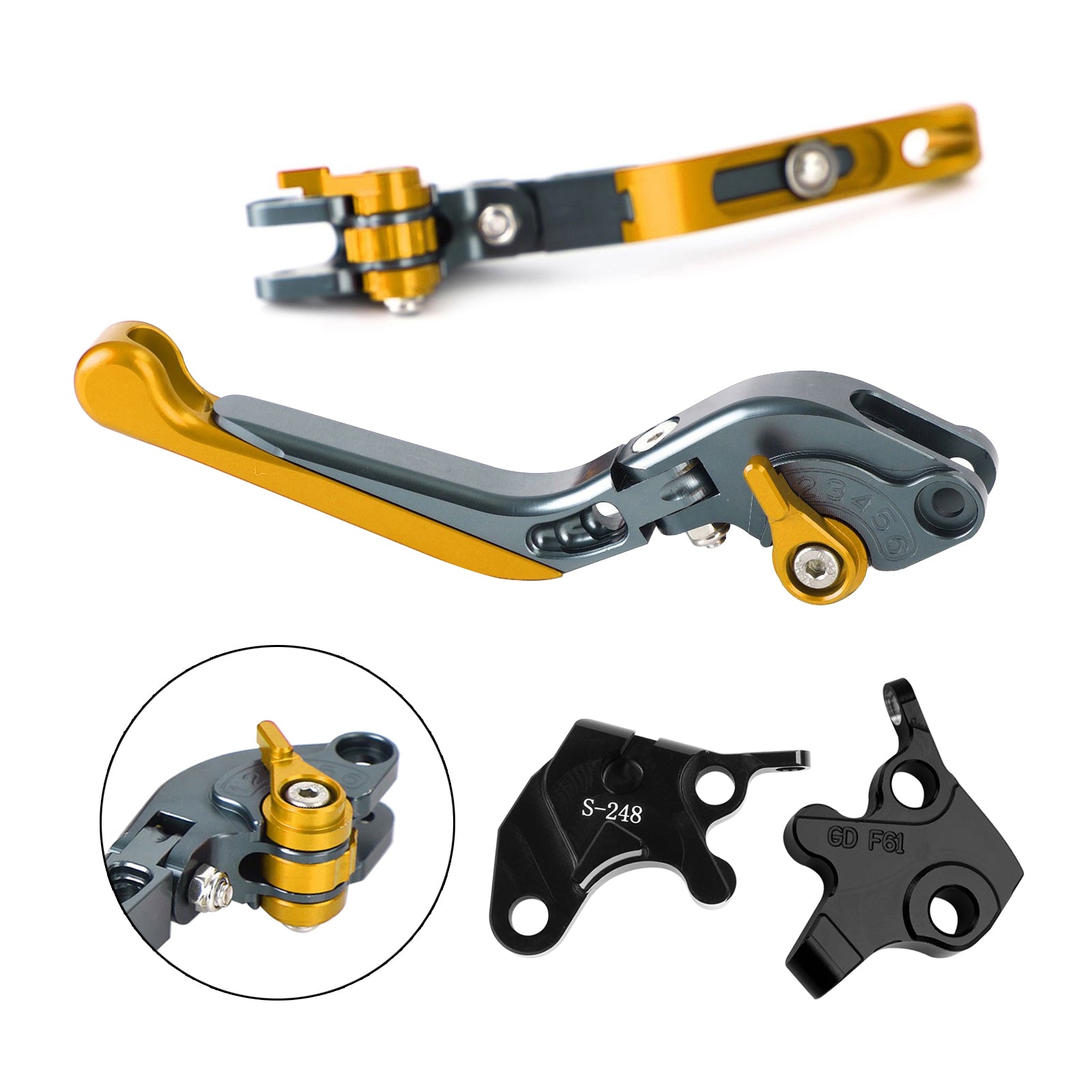 2008-2011 Yamaha YZF R125 nastaviteľná spojka brzdy páka