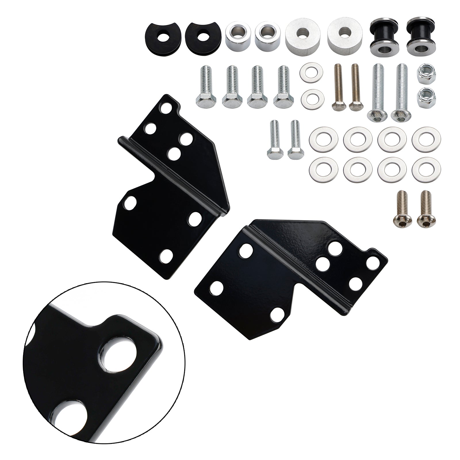 Backrest Sissy Bar Docking Hardware para Road King Road Glide Street Glide 97-08