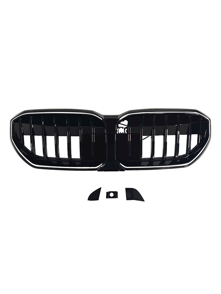 Single Slat Front Bumper Grille Grill Fit BMW 5 Series I5 G60 G61 G68 2024+