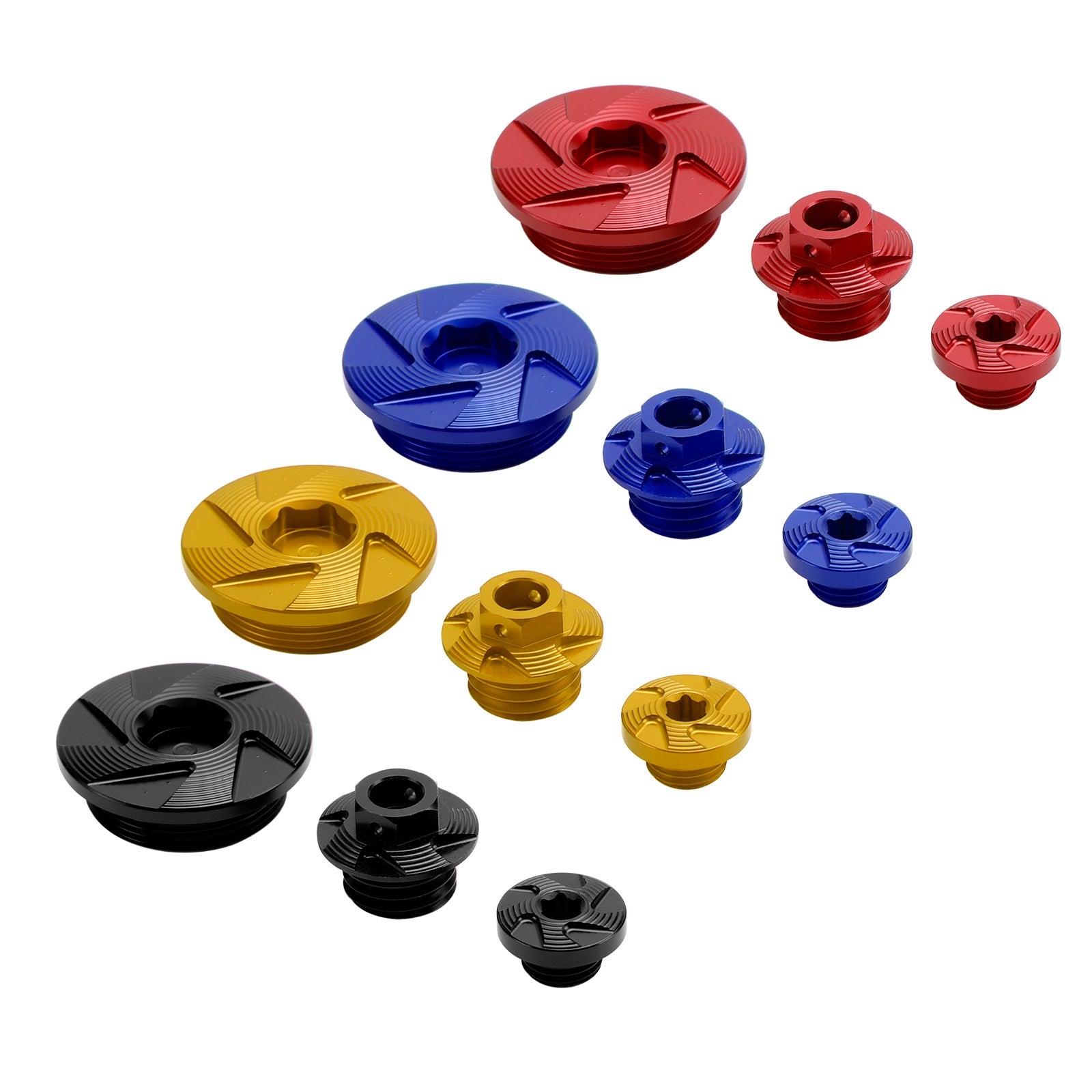 Kit de fiche moteur ALU Billet pour Yamaha YZ250F YZ250FX YZ450F YZ450FX 2014-2022