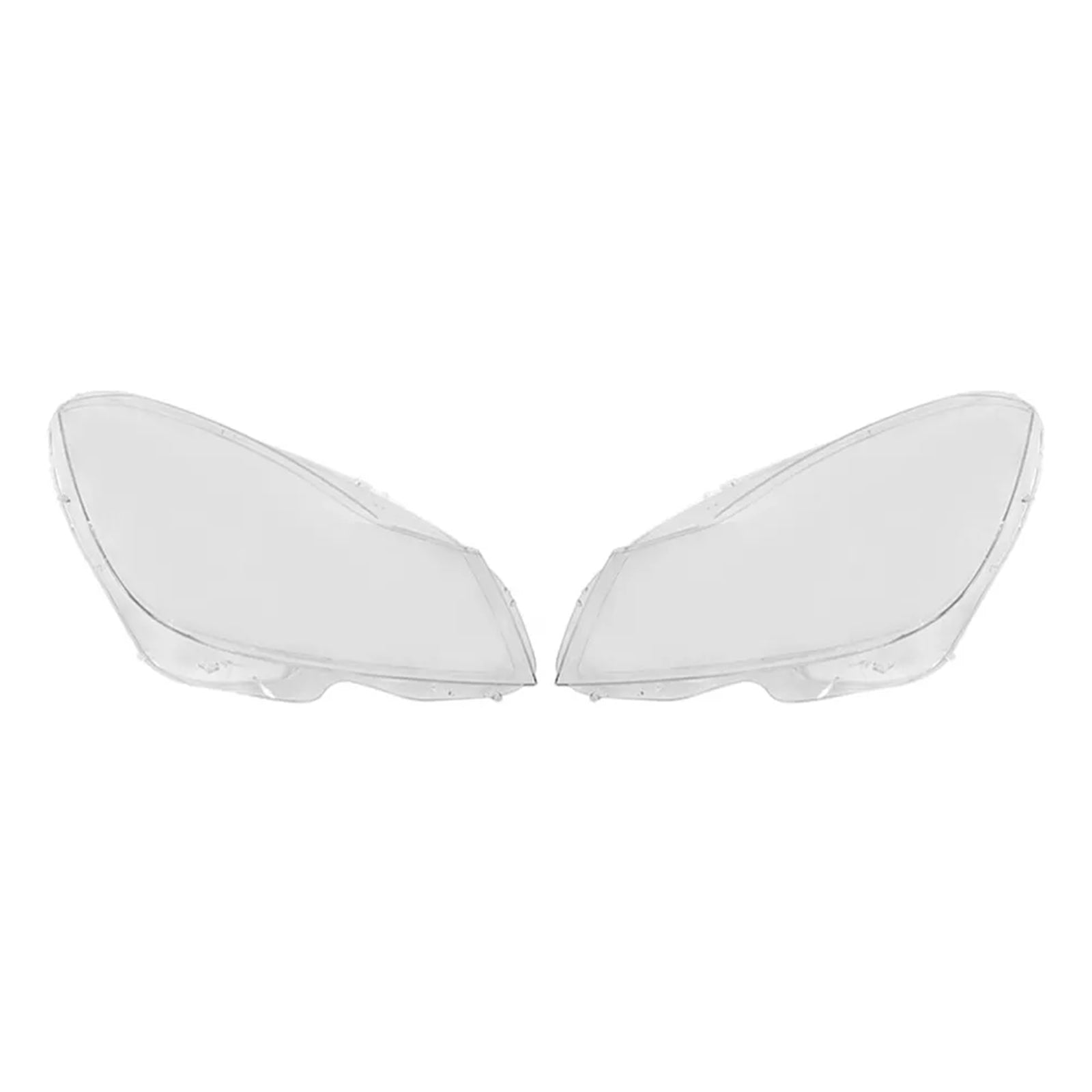 Mercedes Benz C 2011-2015 W204 2 peças de capa para lente de farol dianteiro abajur