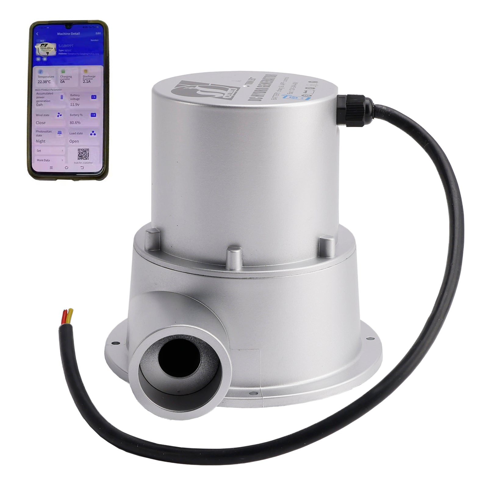 12/24/48V Waterstroom Turbine Kleine Hydro-elektrische Generator Bat12V-24V-48V 36/50W